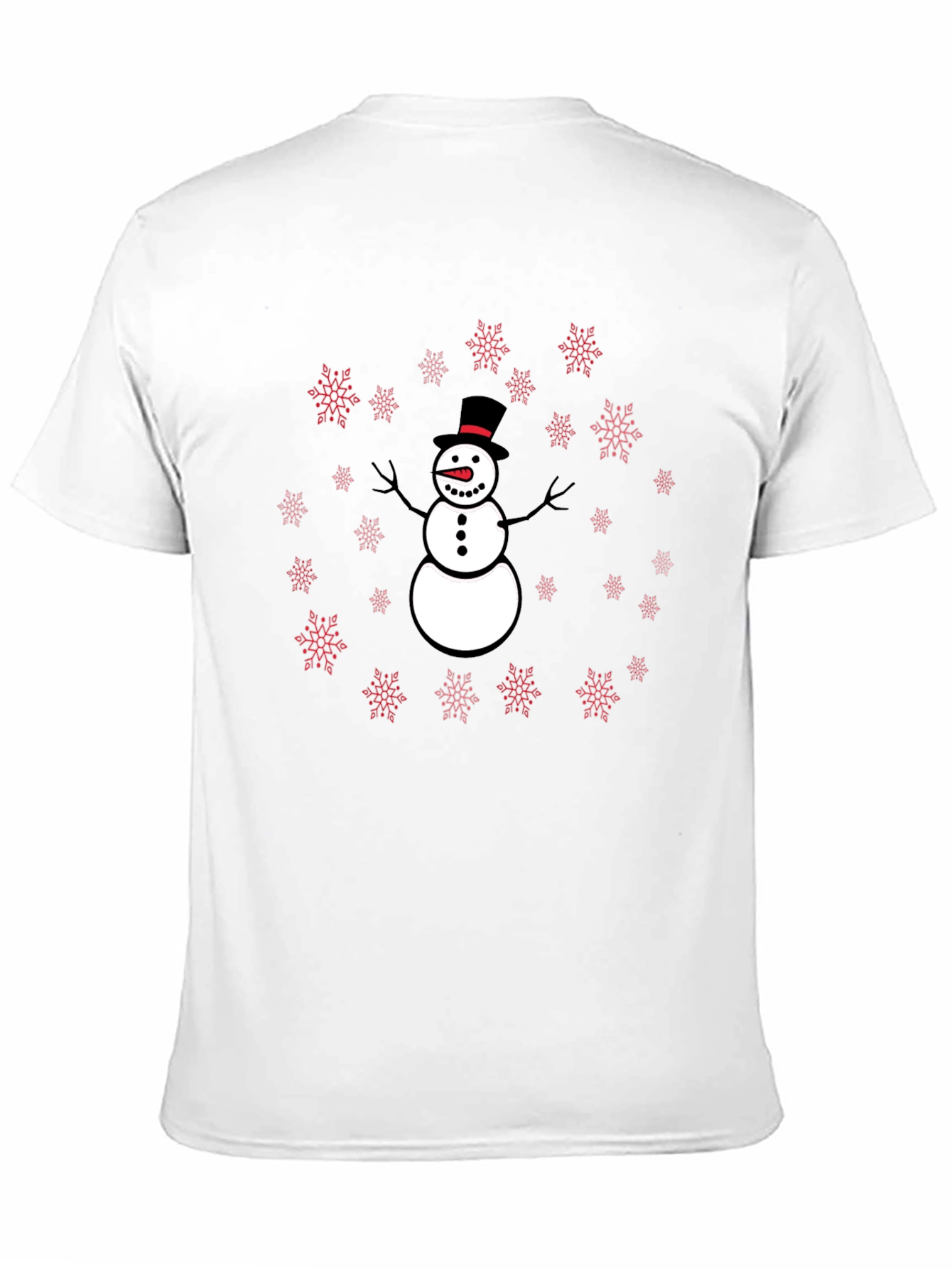 Snowman Snowflake Graphic Tee