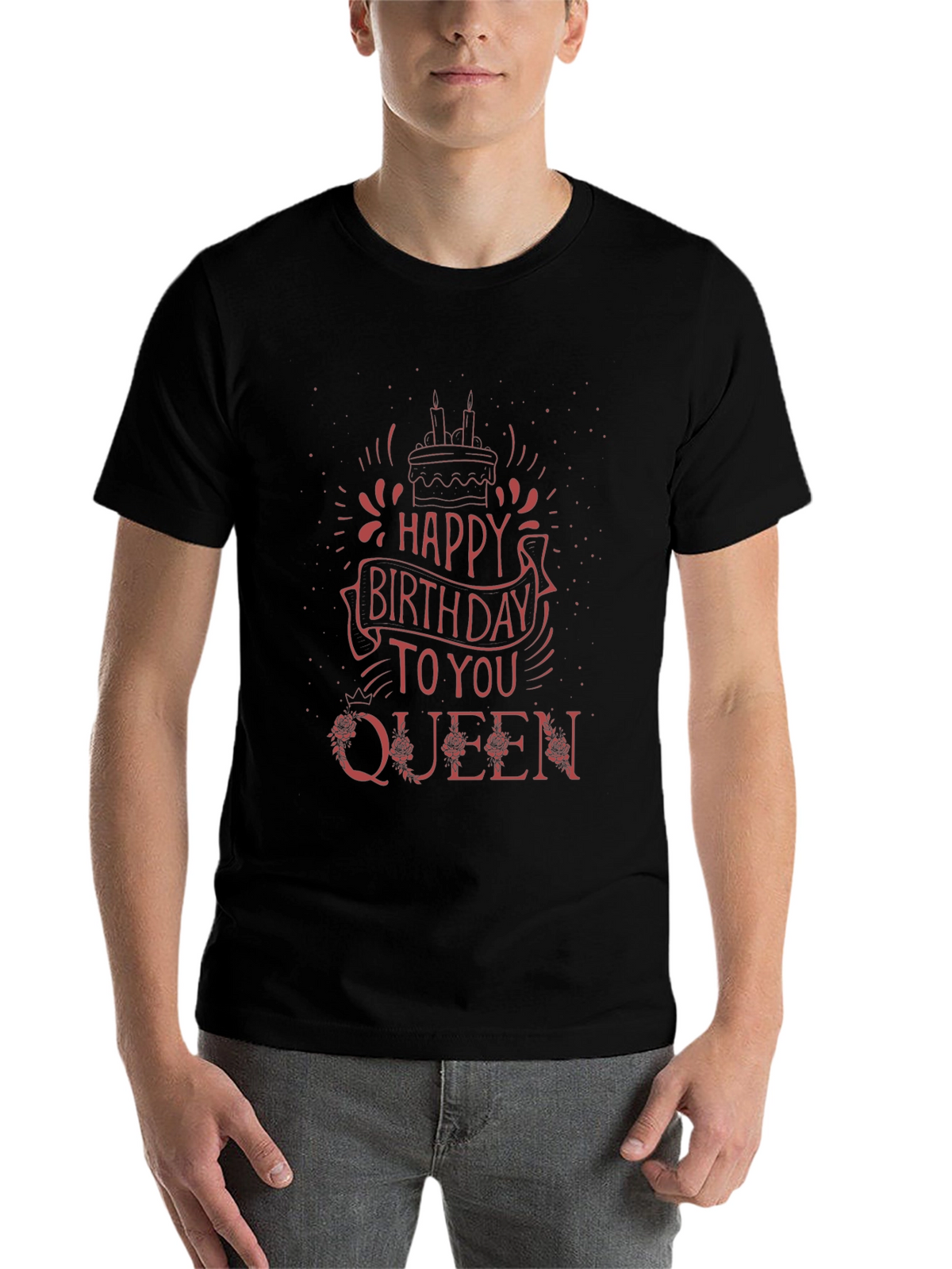Happy Birthday Queen Graphic T-Shirt