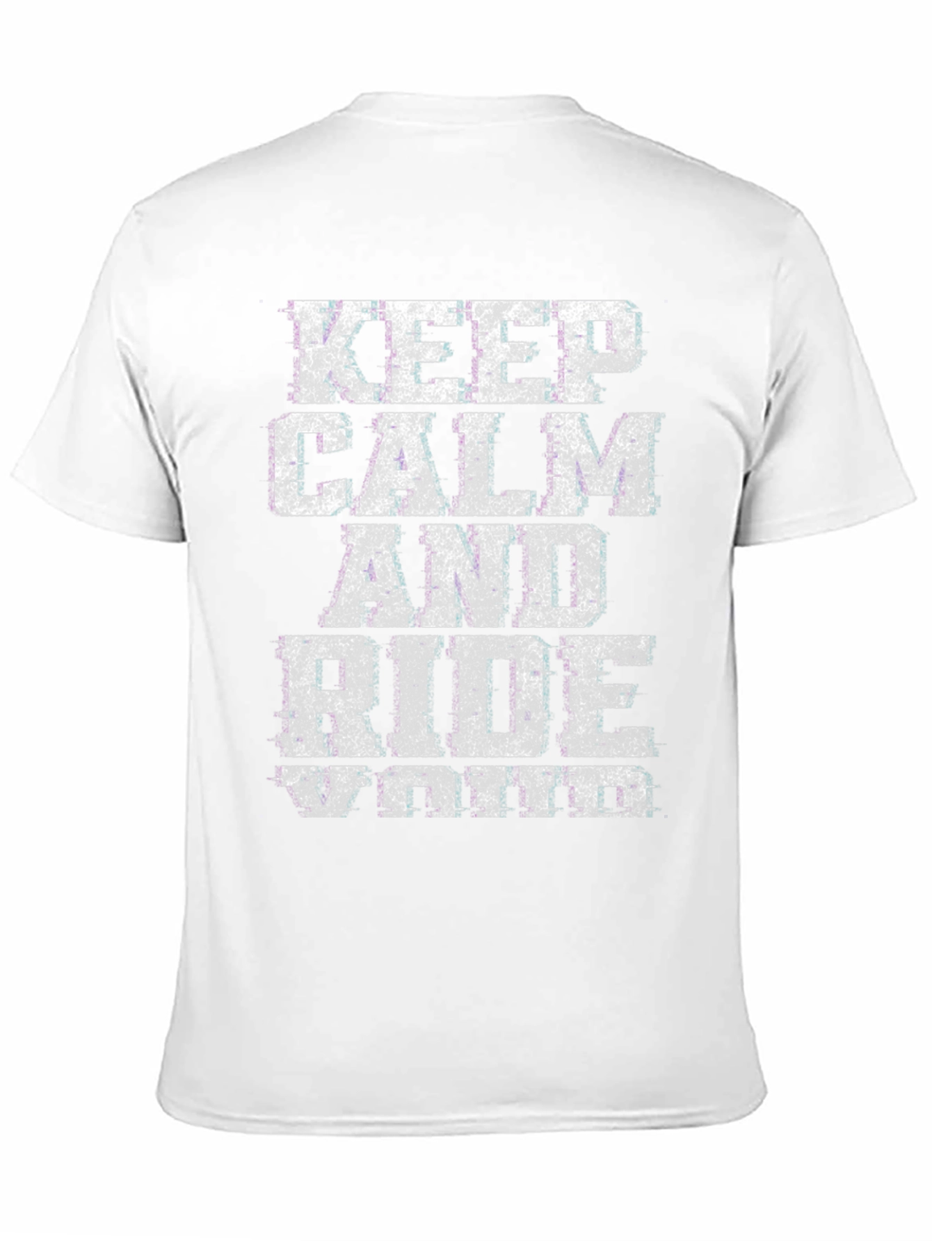 Keep Calm Ride Moto T-Shirt - Black Graphic Tee