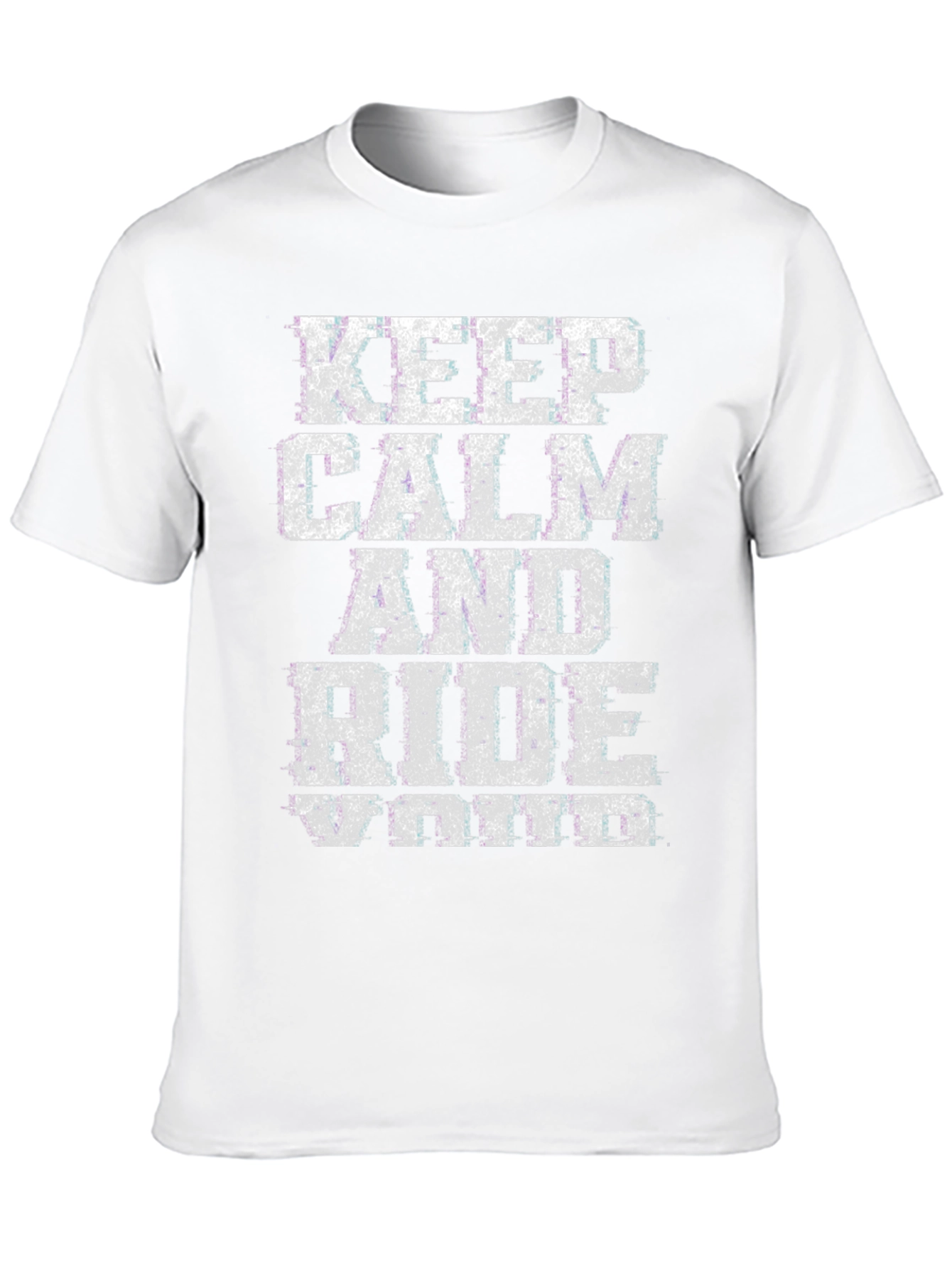Keep Calm Ride Moto T-Shirt - Black Graphic Tee