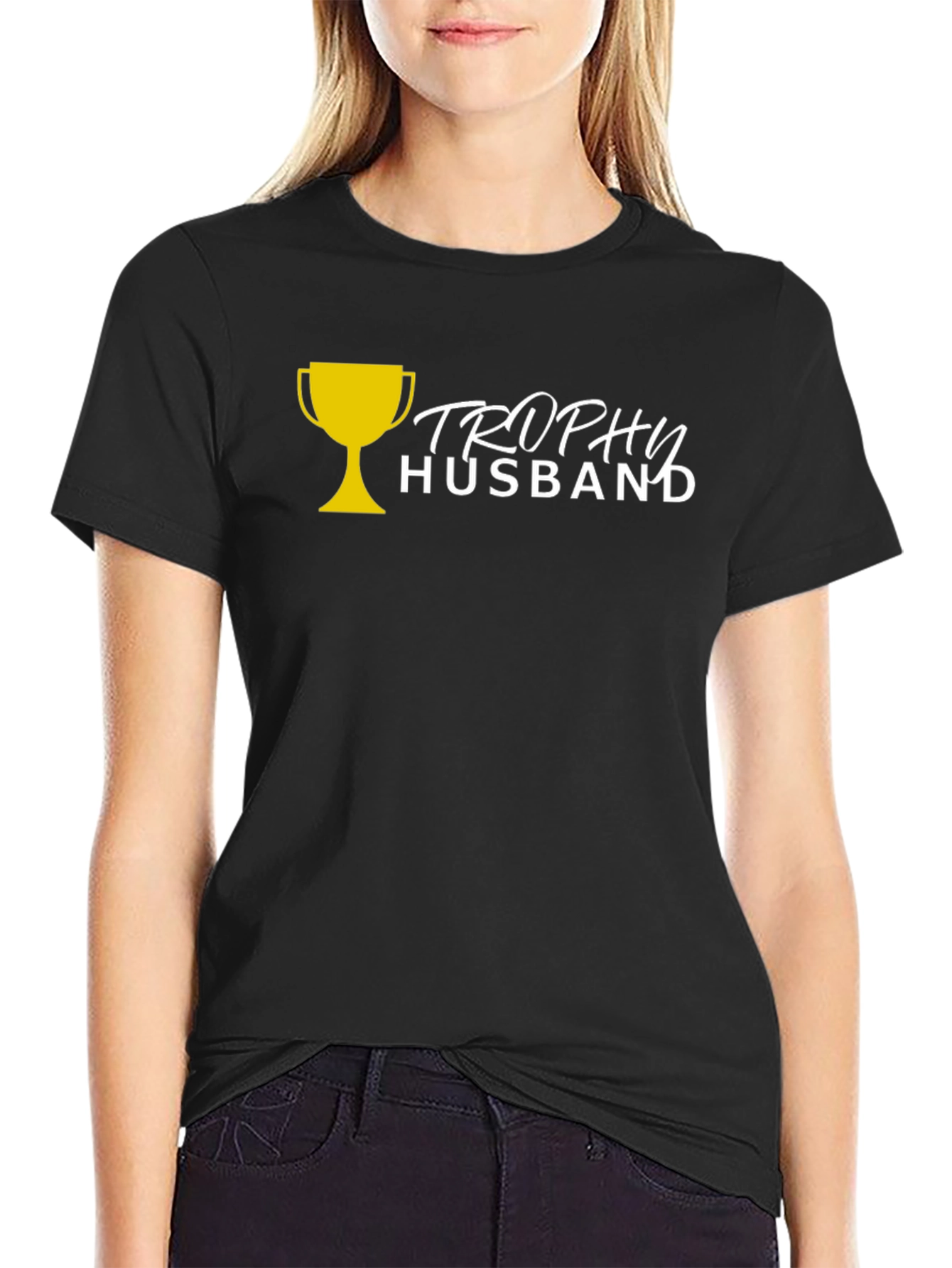 Trophy Husband Graphic Tee - Novelty T-Shirt