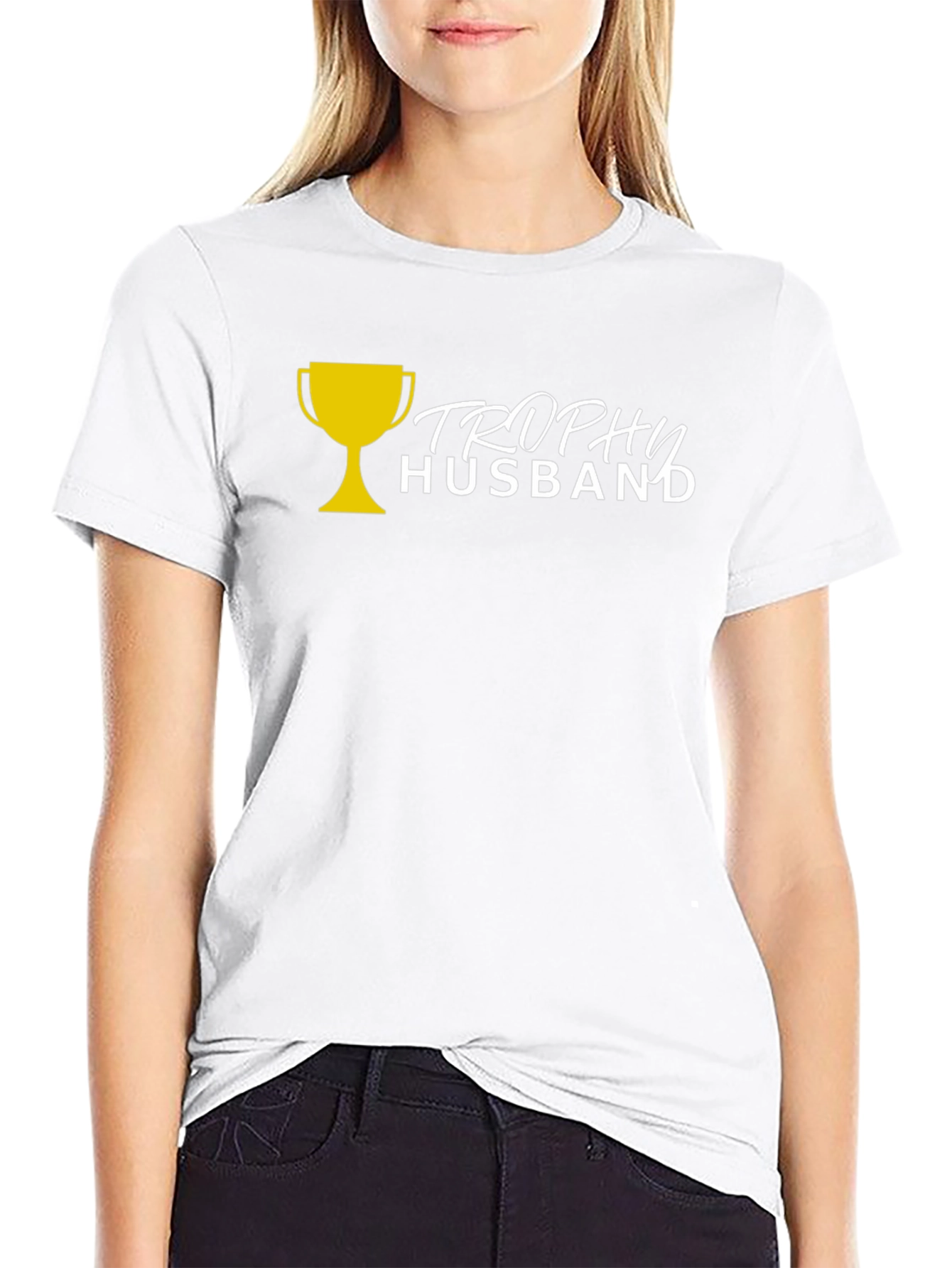Trophy Husband Graphic Tee - Novelty T-Shirt