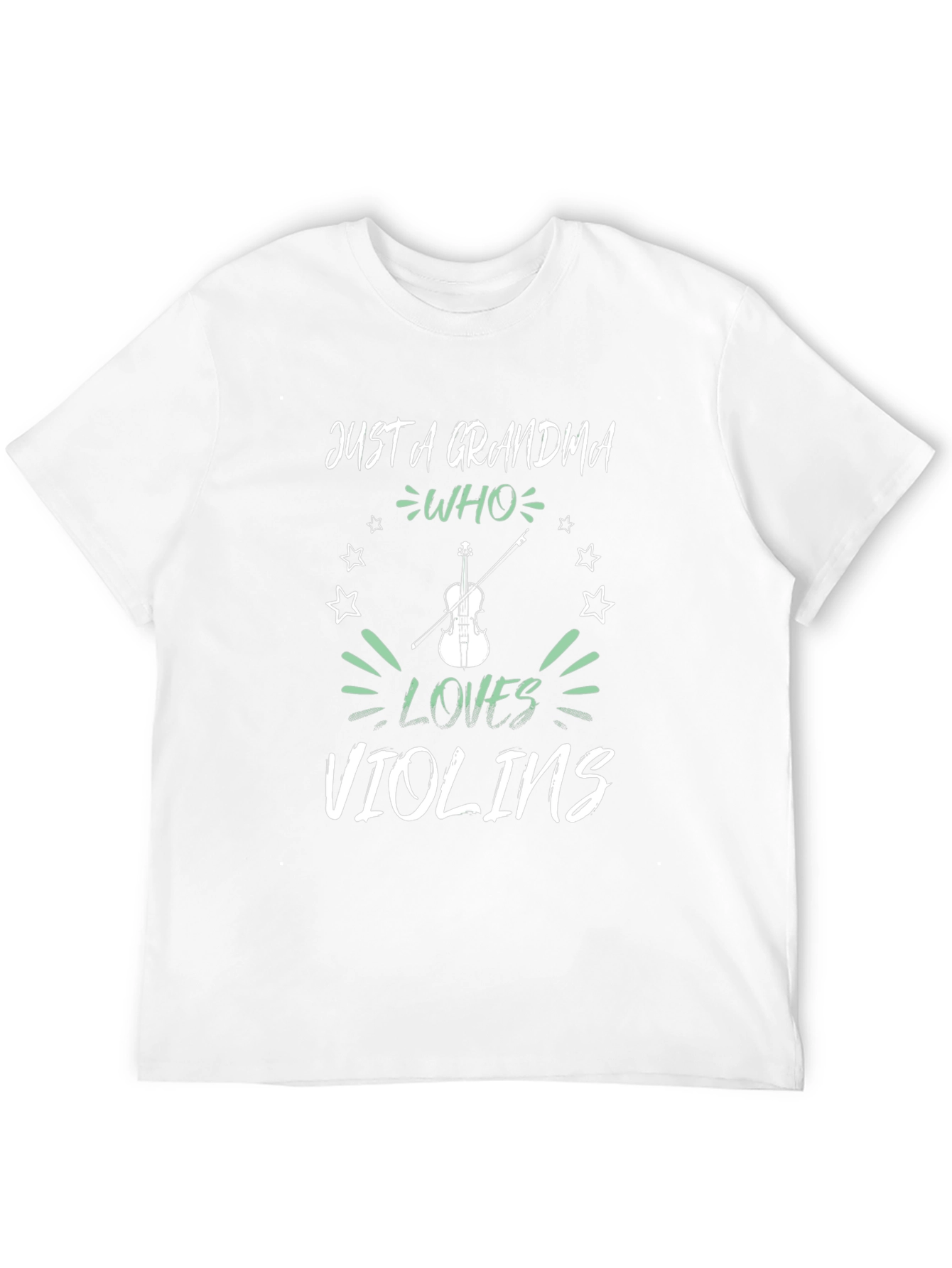 Grandma Who Loves Violins Graphic Tee