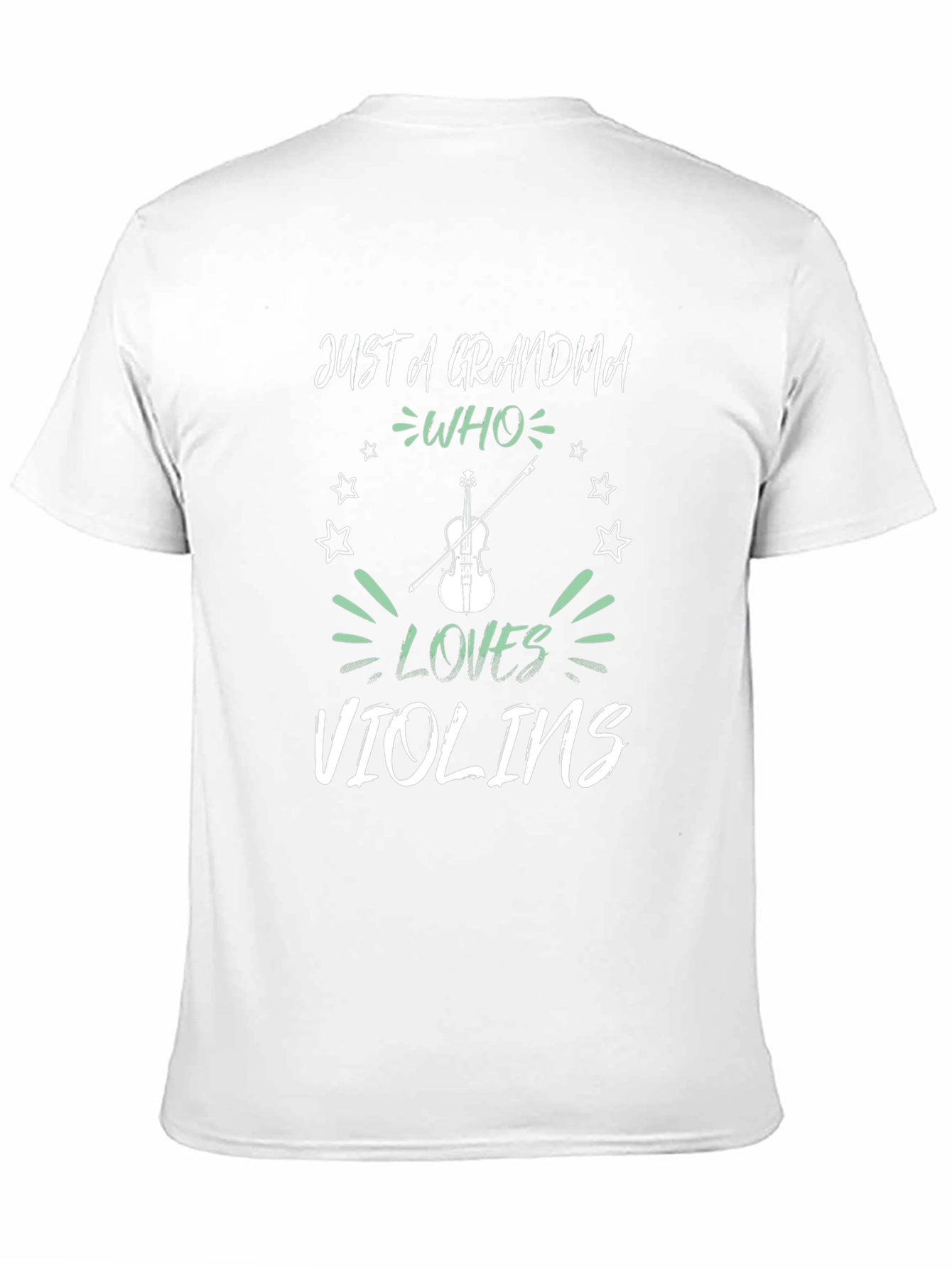 Grandma Who Loves Violins Graphic Tee
