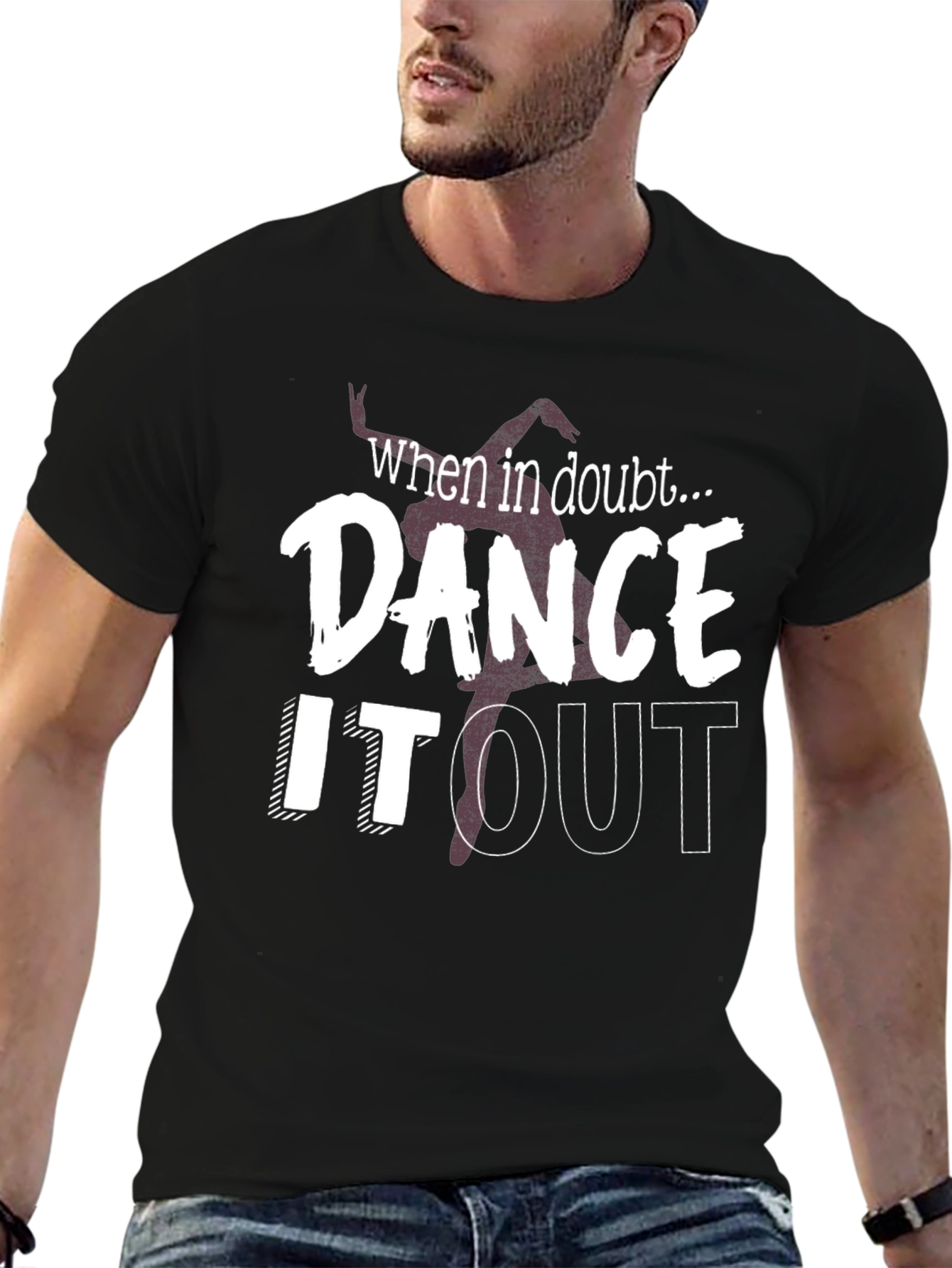 Dance it Out Black Graphic Tee