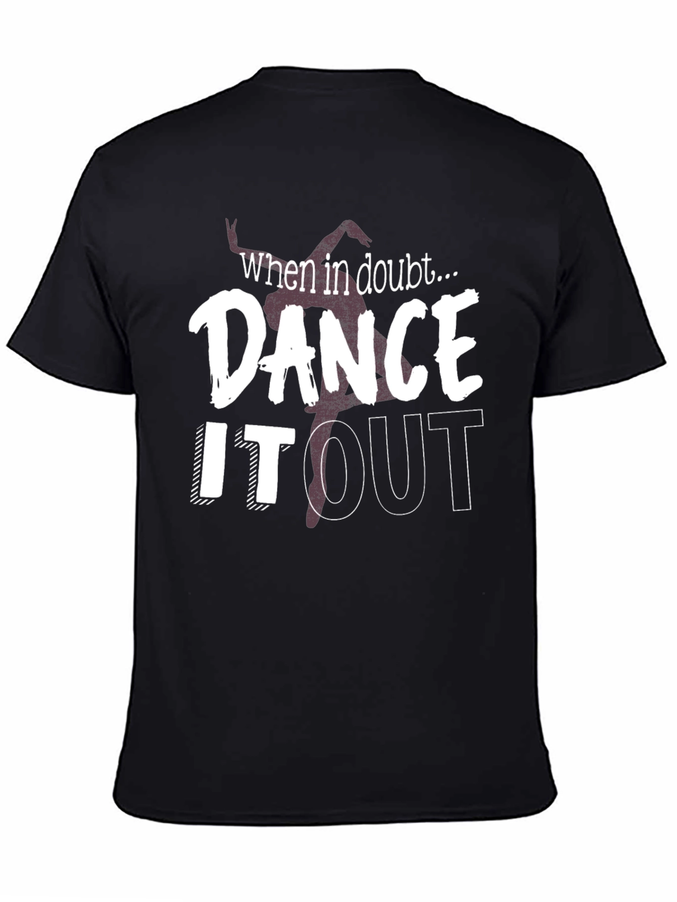 Dance it Out Black Graphic Tee