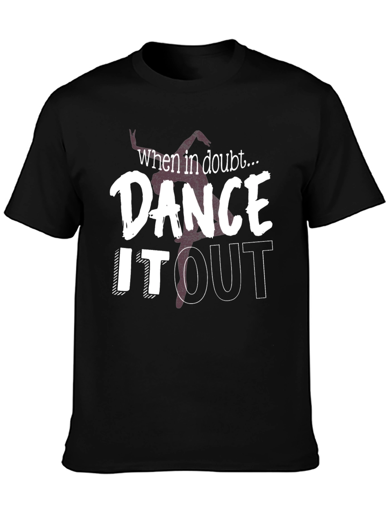 Dance it Out Black Graphic Tee