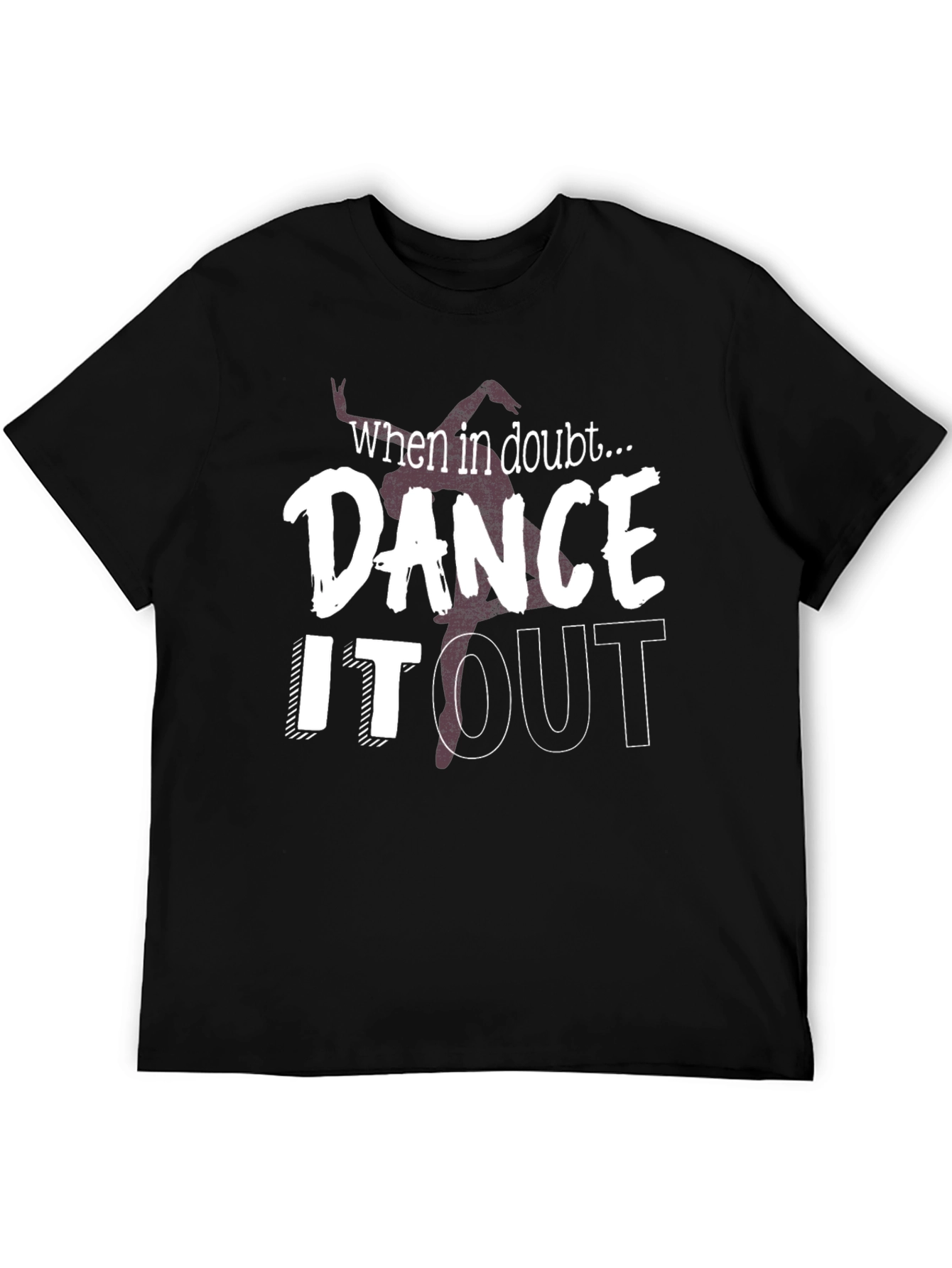 Dance it Out Black Graphic Tee