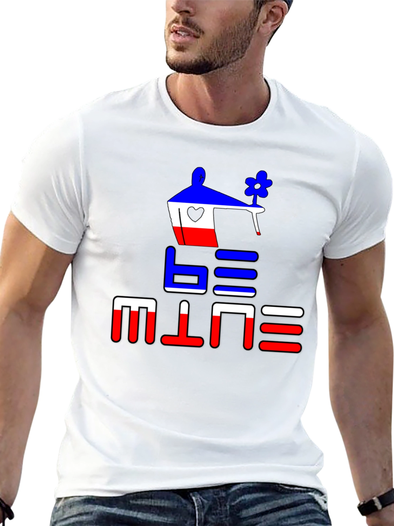 Be Mine Graphic Tee - Black Cotton
