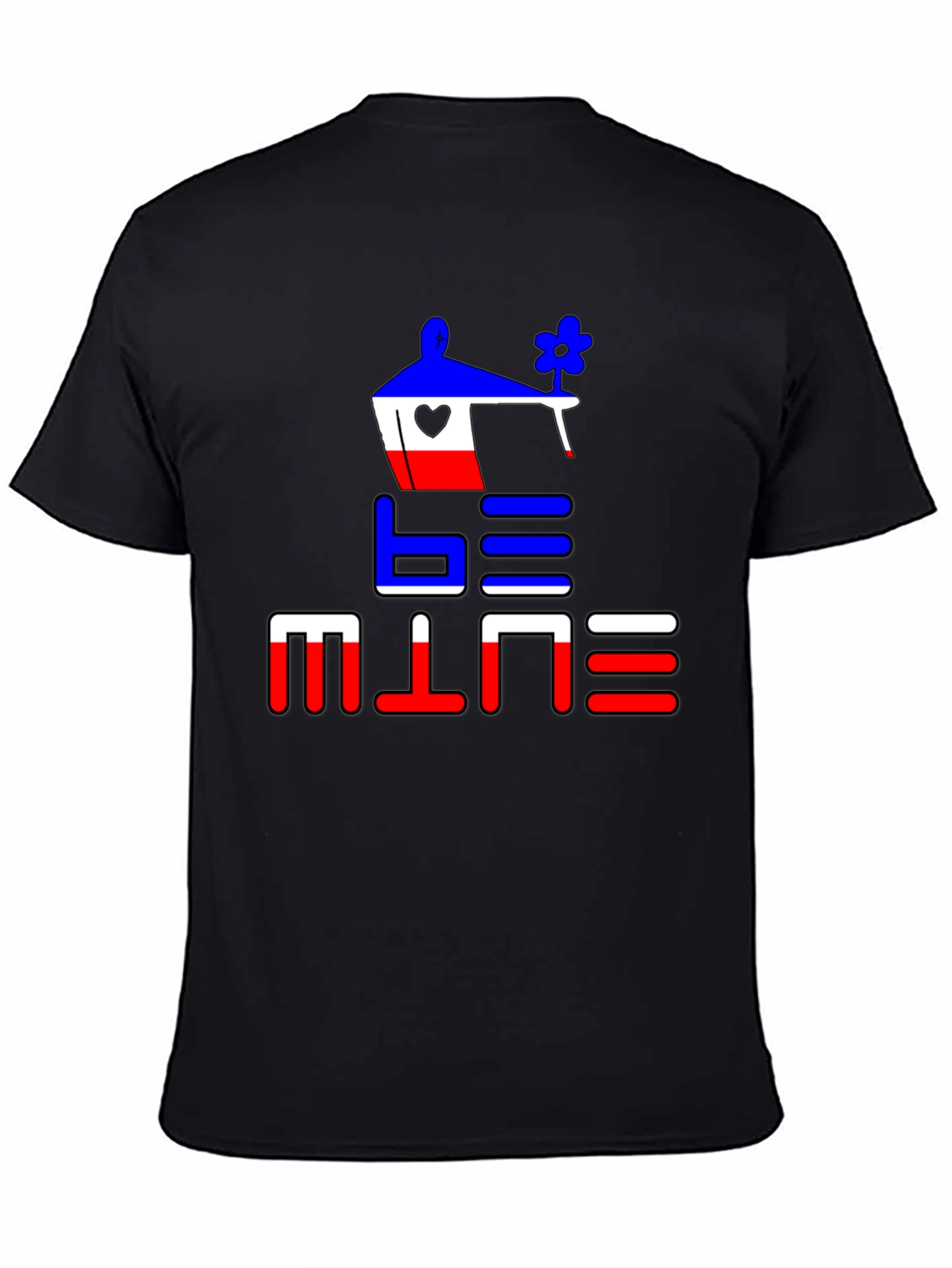 Be Mine Graphic Tee - Black Cotton