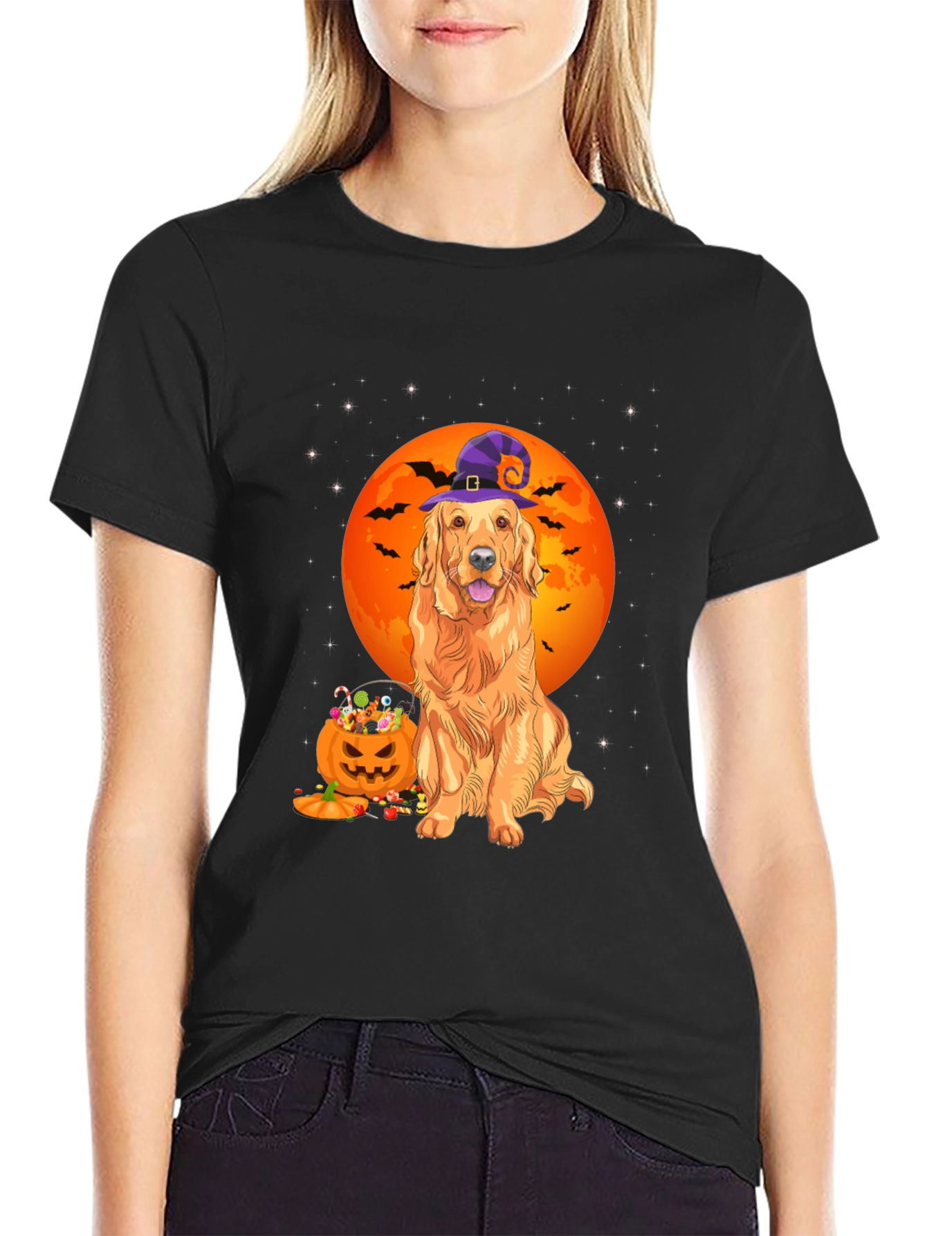 Halloween Golden Retriever T-Shirt