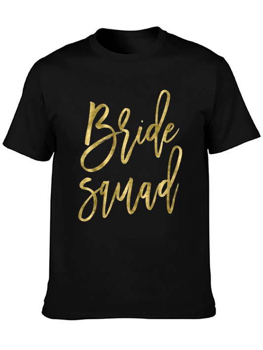Bride Squad T-Shirt - Black Tee