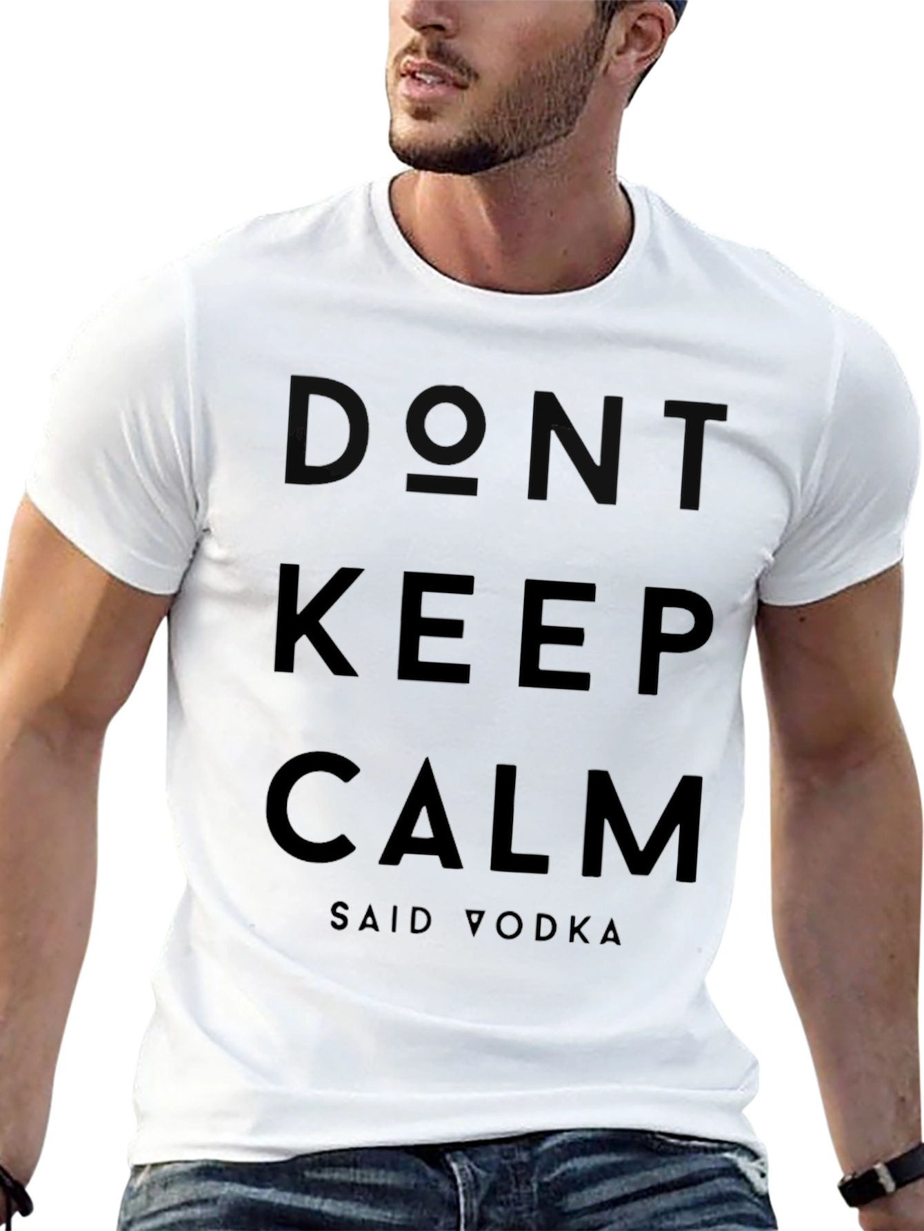 Dont Keep Calm Said Vodka Black T-Shirt