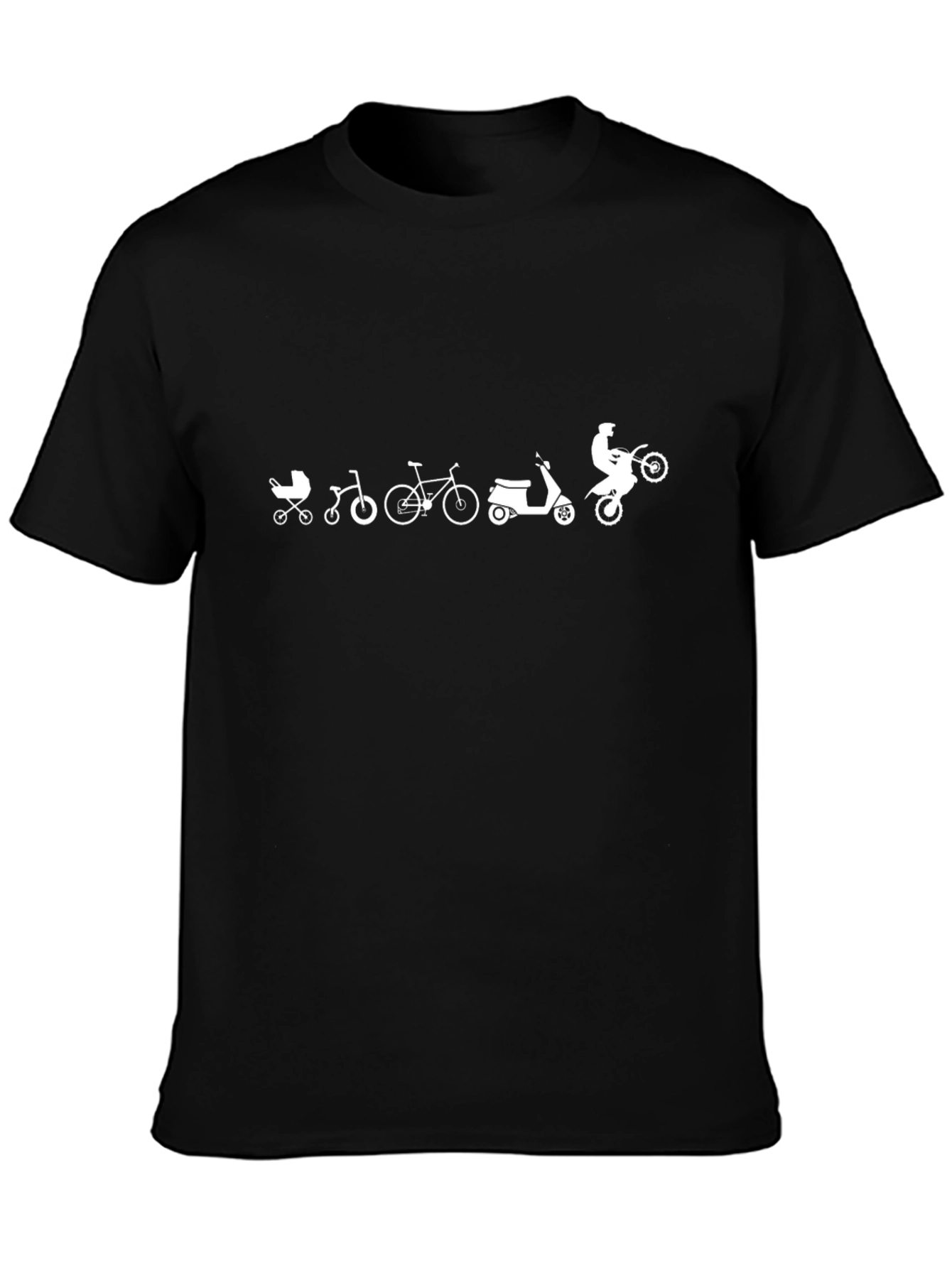 Evolution of Ride Black T-Shirt