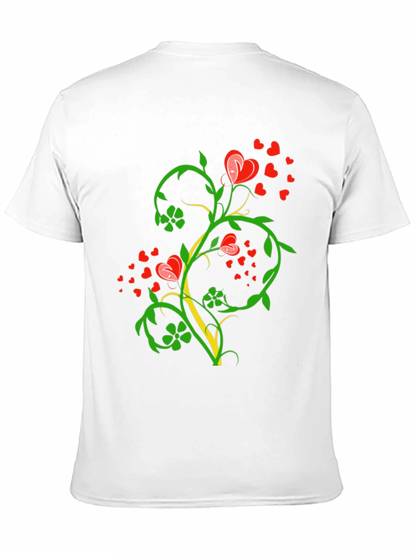 Heart Vine Black Tee