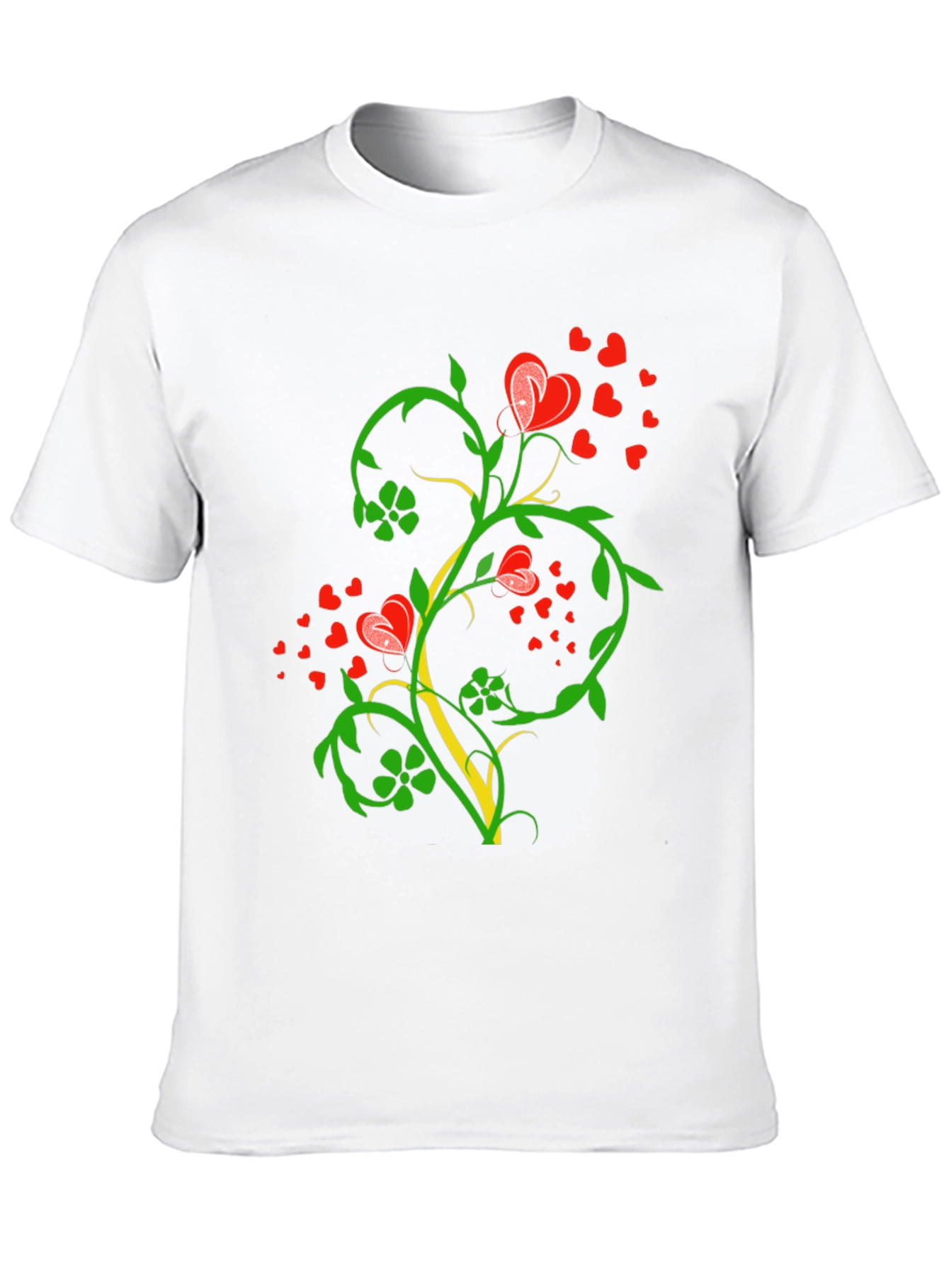 Heart Vine Black Tee