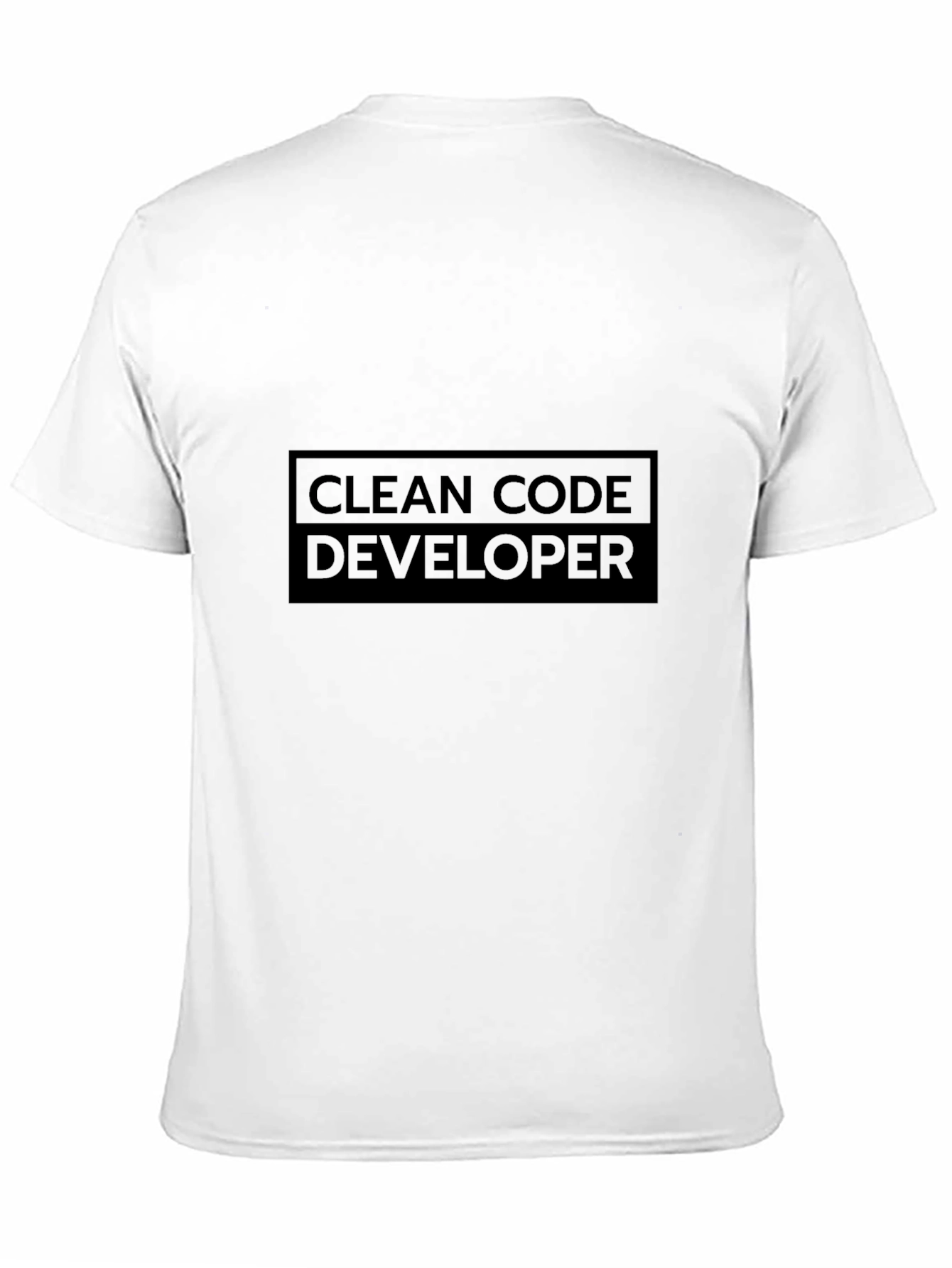Clean Code Developer T-Shirt - Black Programmer Tee