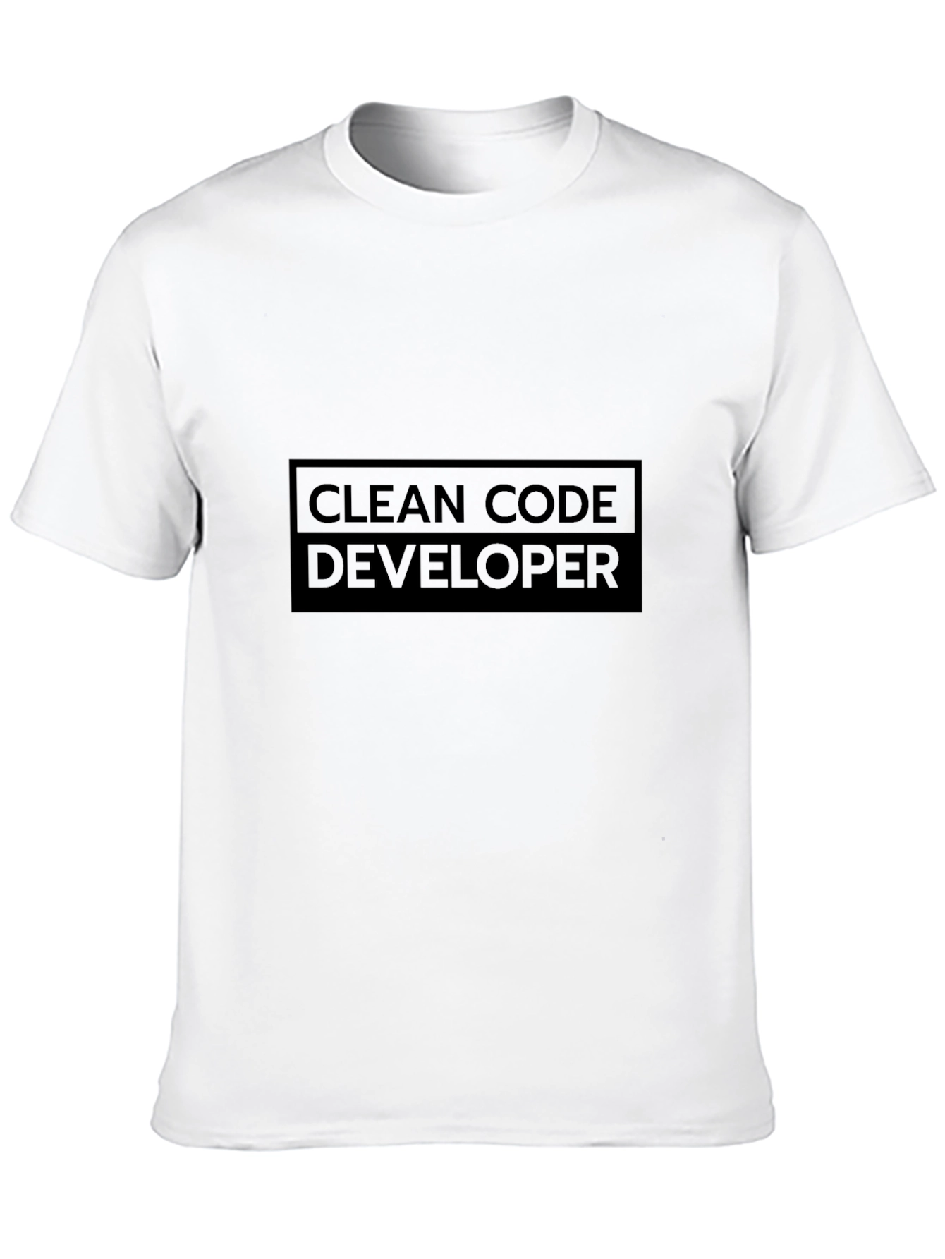 Clean Code Developer T-Shirt - Black Programmer Tee