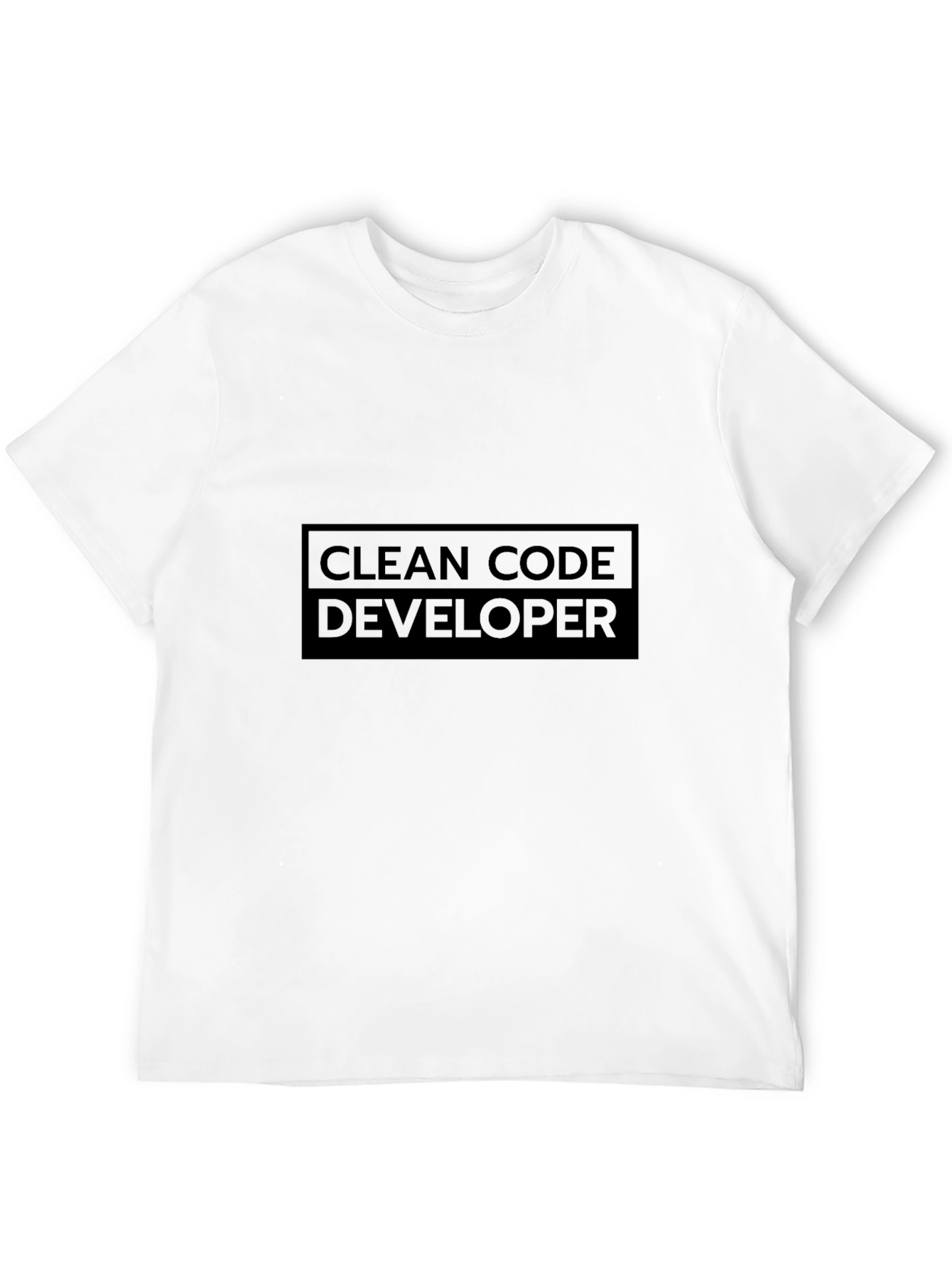 Clean Code Developer T-Shirt - Black Programmer Tee