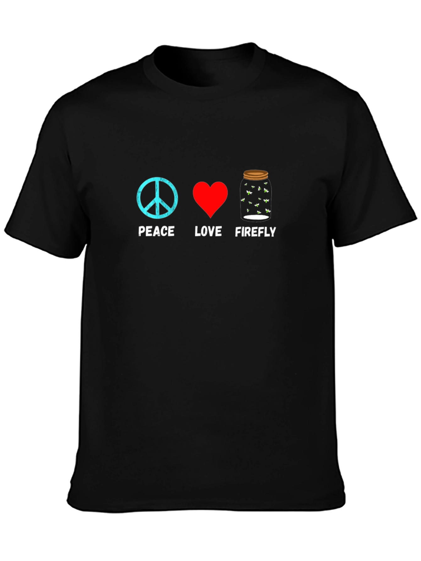 Peace Love Firefly Graphic T-Shirt