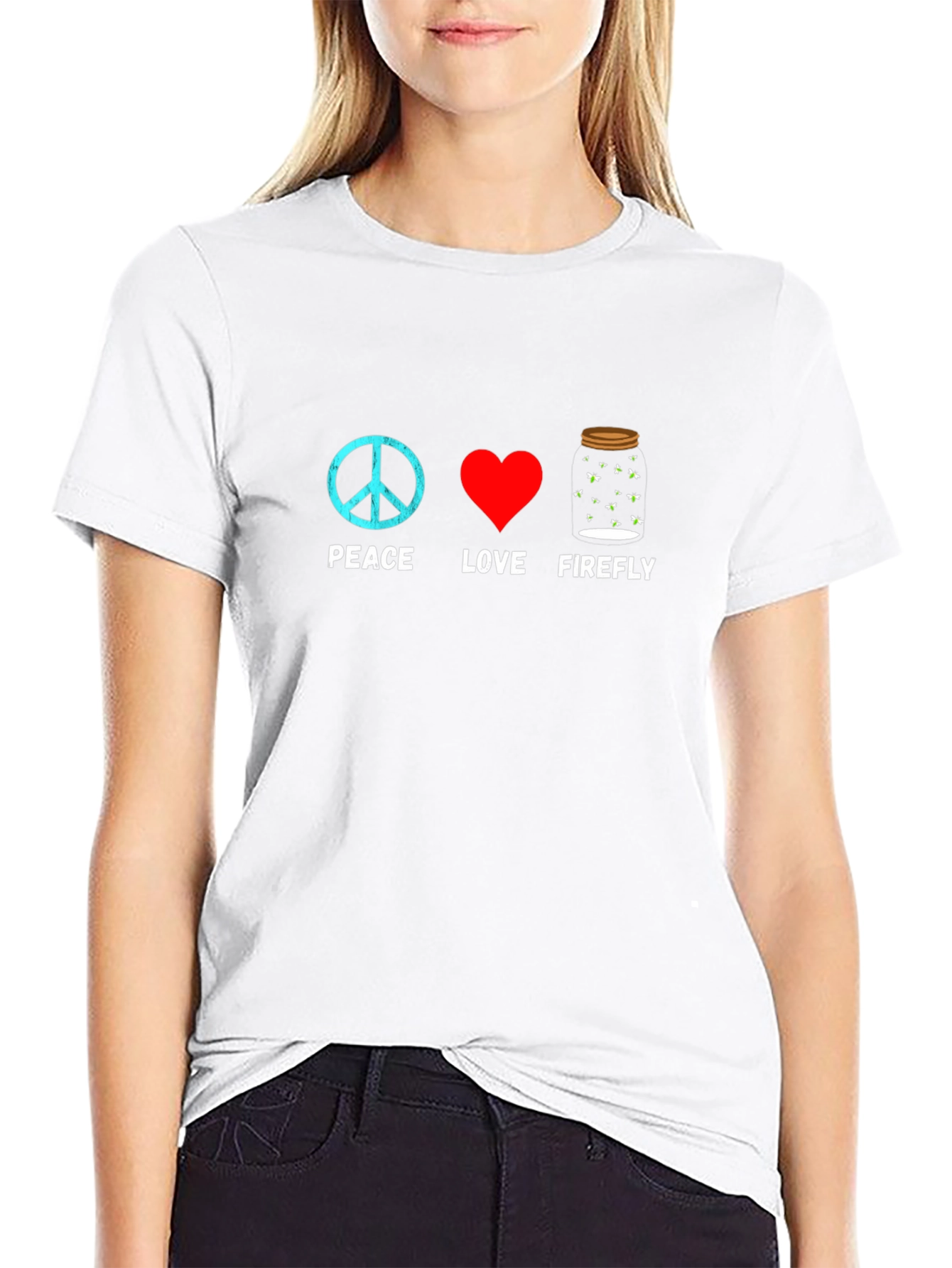 Peace Love Firefly Graphic T-Shirt