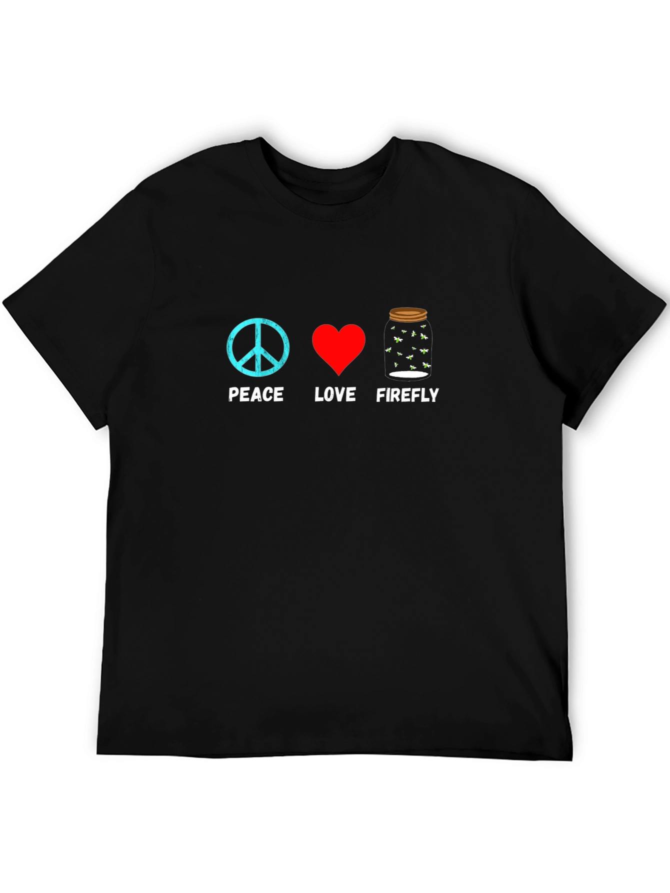 Peace Love Firefly Graphic T-Shirt