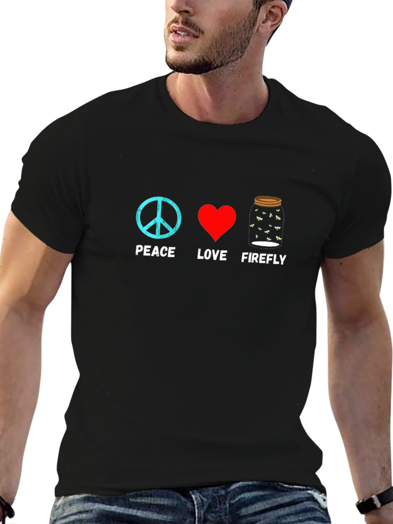 Peace Love Firefly Graphic T-Shirt