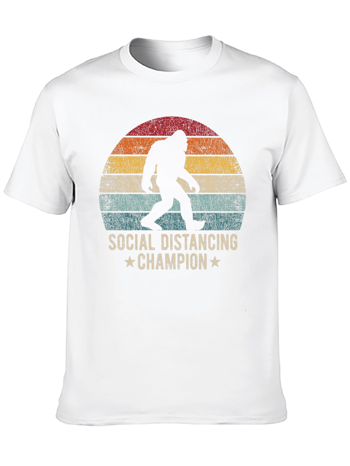 Social Distancing Champion Bigfoot T-Shirt