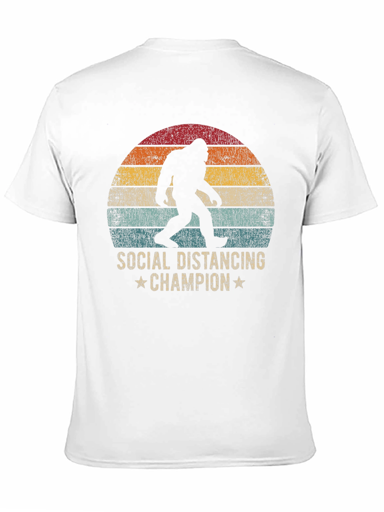 Social Distancing Champion Bigfoot T-Shirt