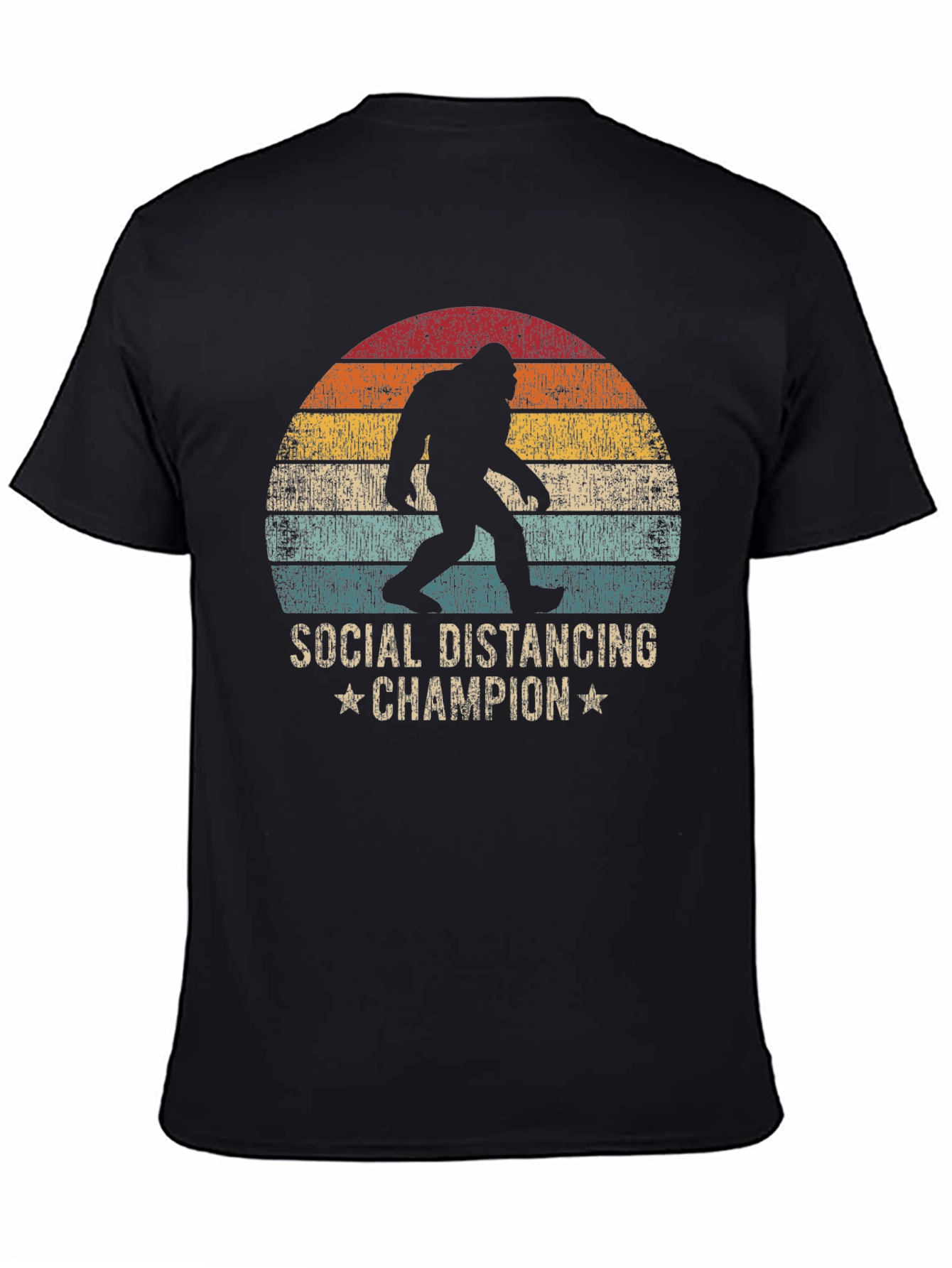 Social Distancing Champion Bigfoot T-Shirt