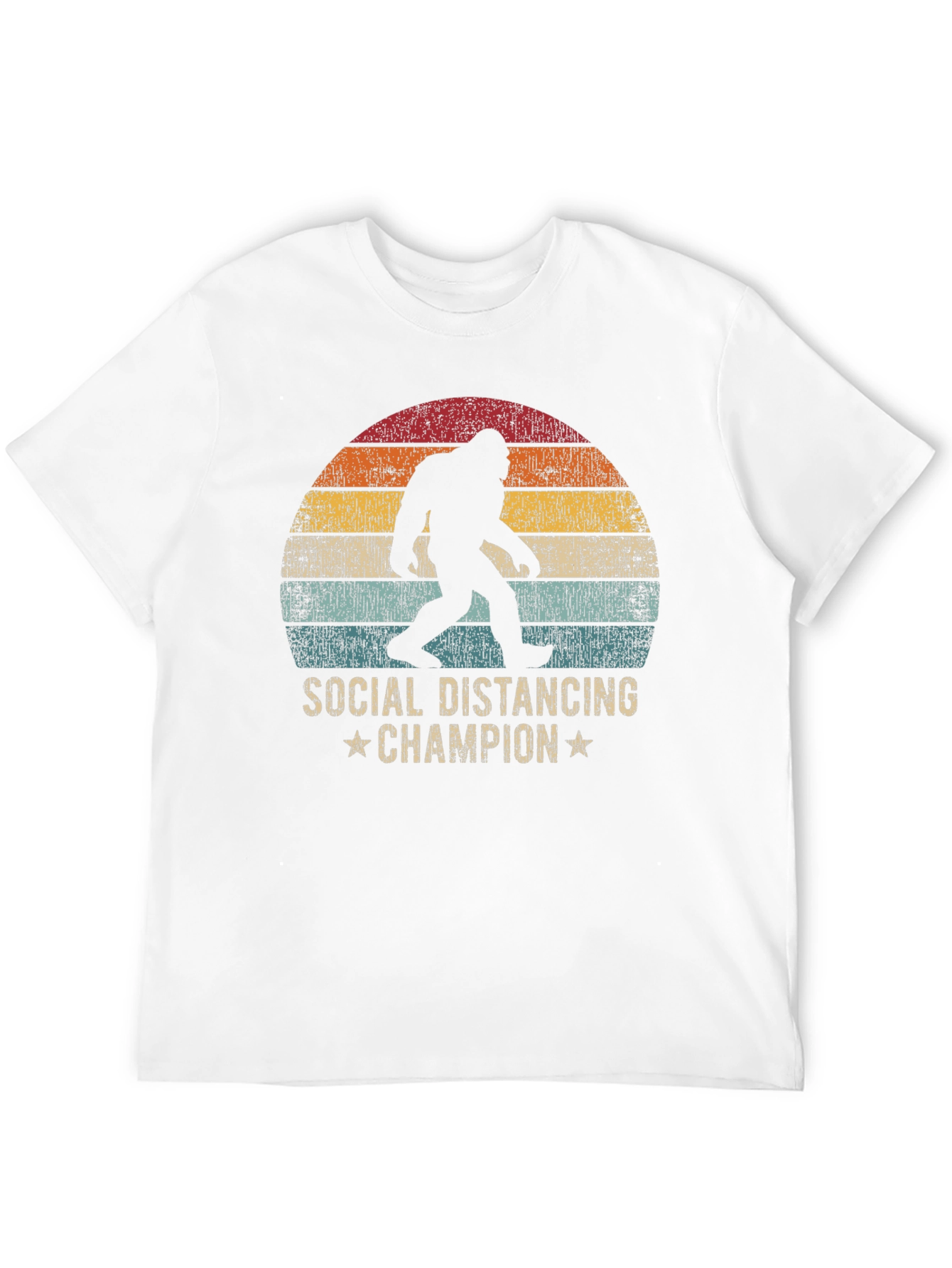 Social Distancing Champion Bigfoot T-Shirt