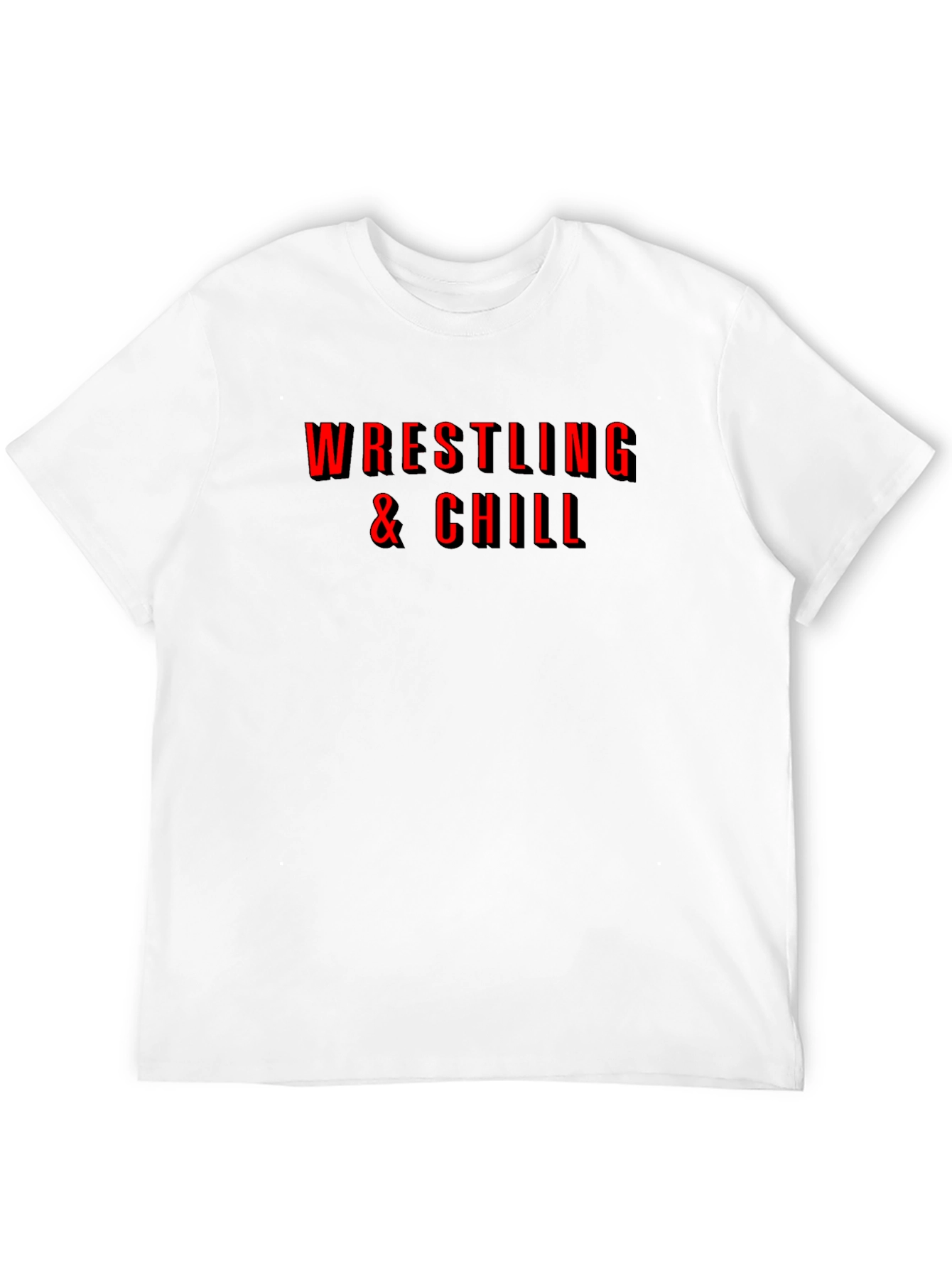 Wrestling & Chill Graphic Tee