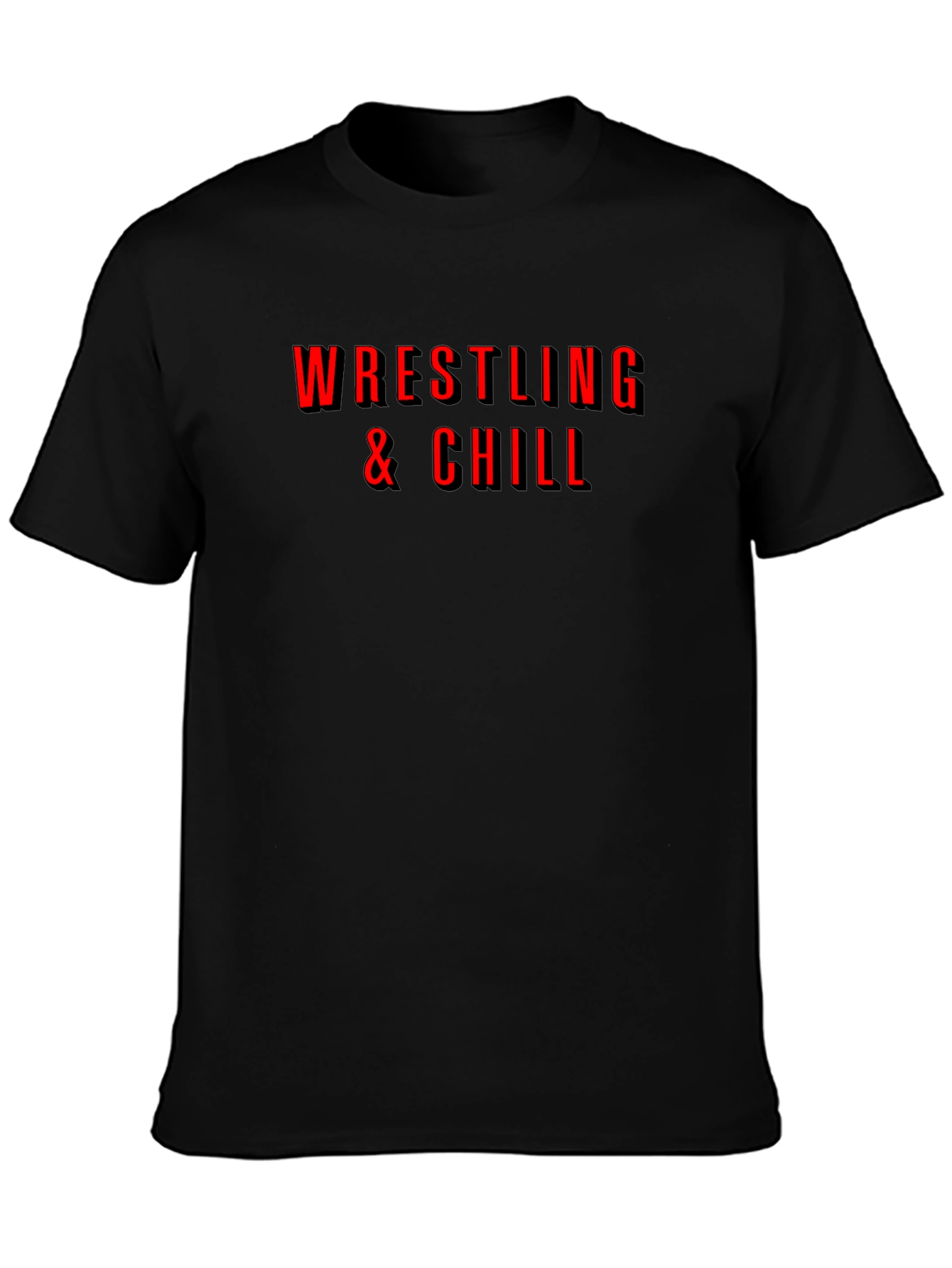 Wrestling & Chill Graphic Tee