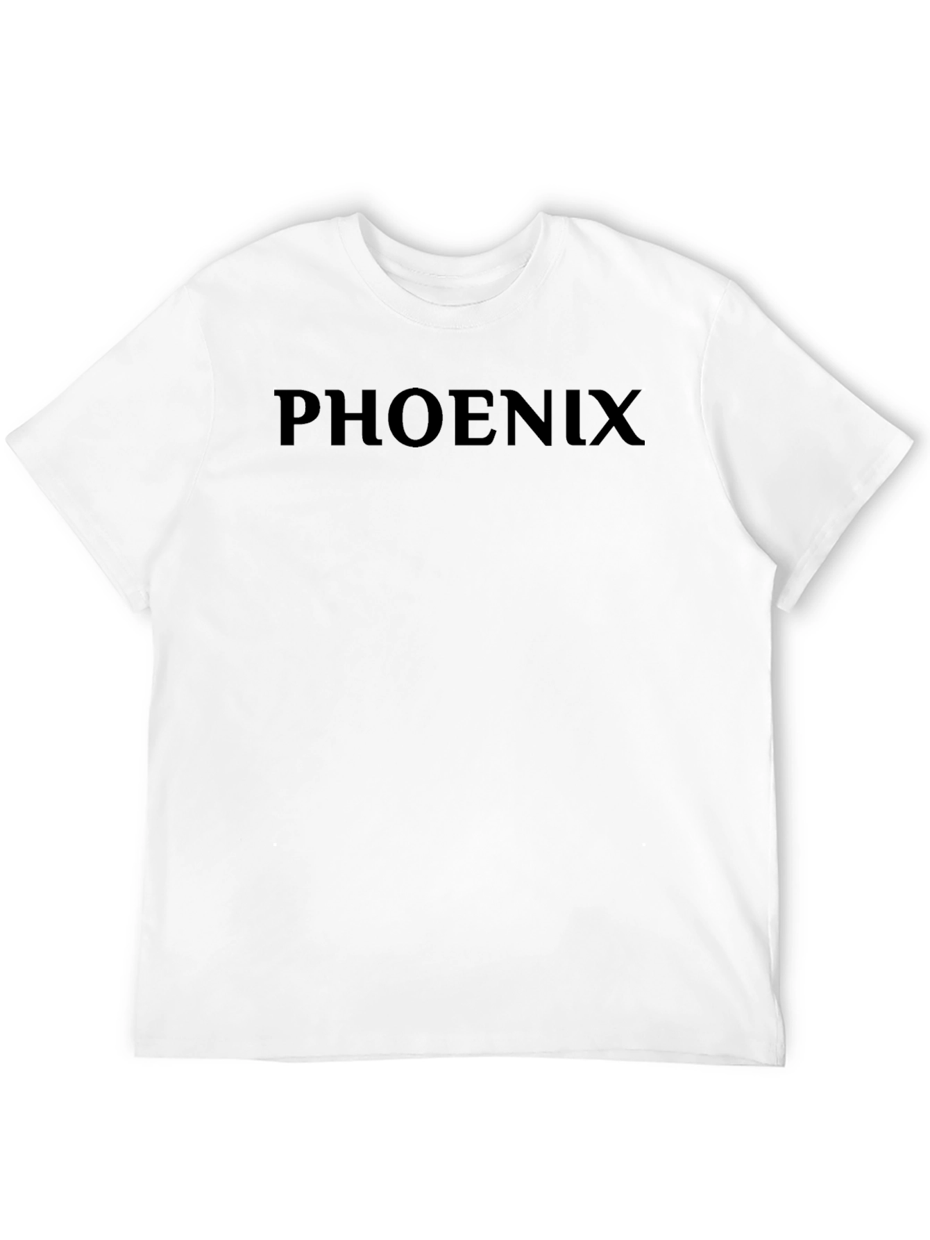 Phoenix Graphic T-Shirt - Black Casual Cotton Tee