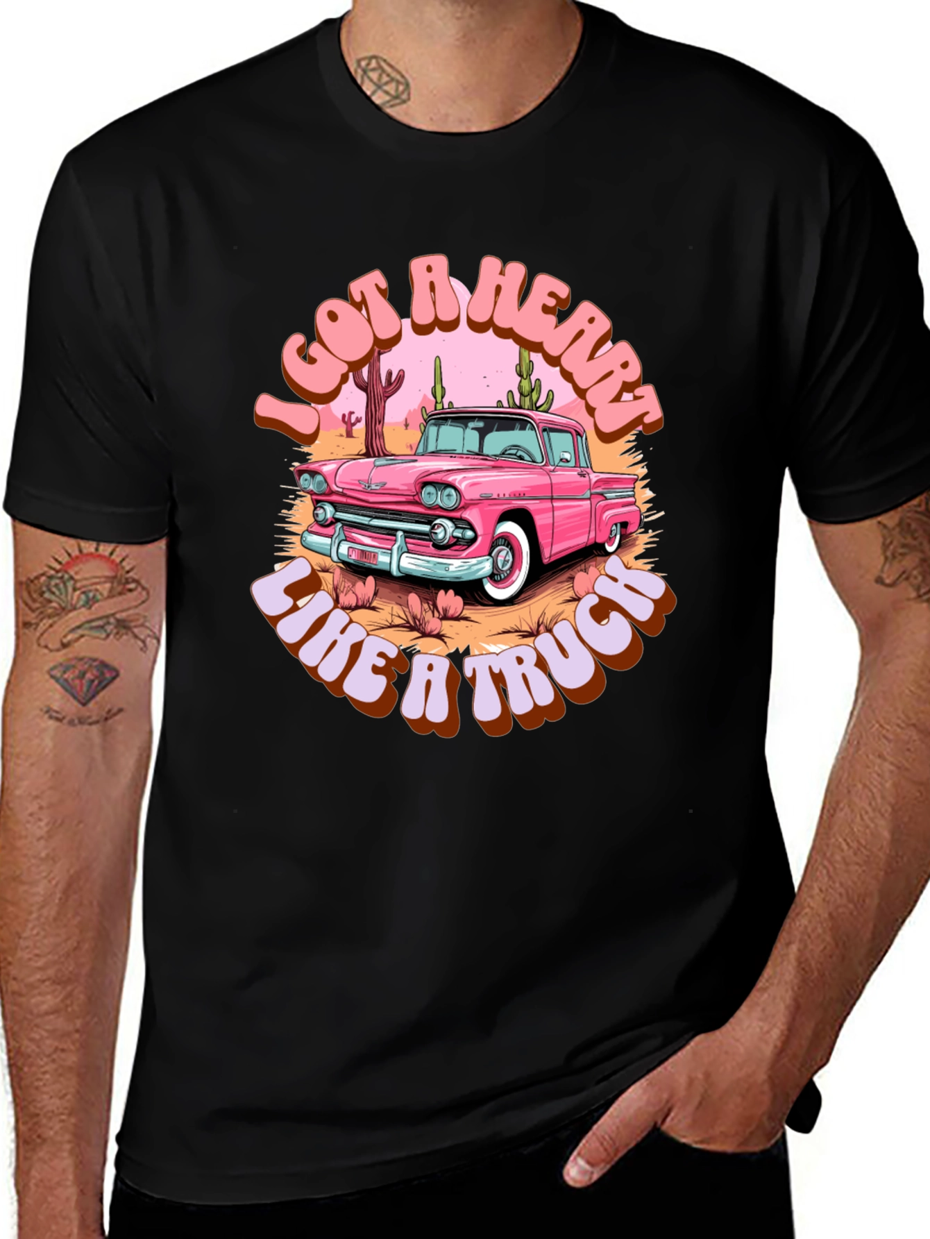 I Got A Heart Like A Truck Graphic Tee