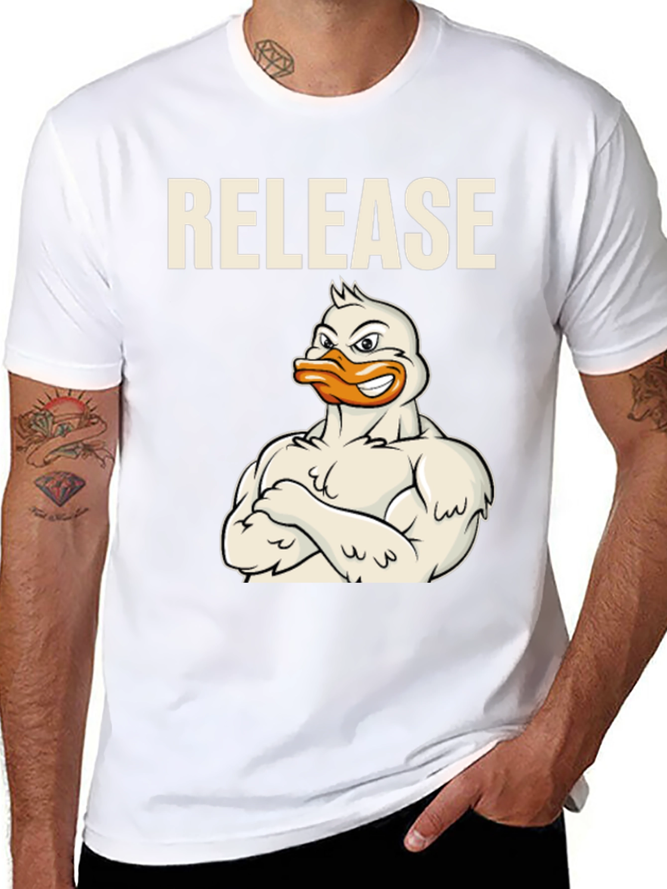 Release Duck T-Shirt - Funny Workout Tee