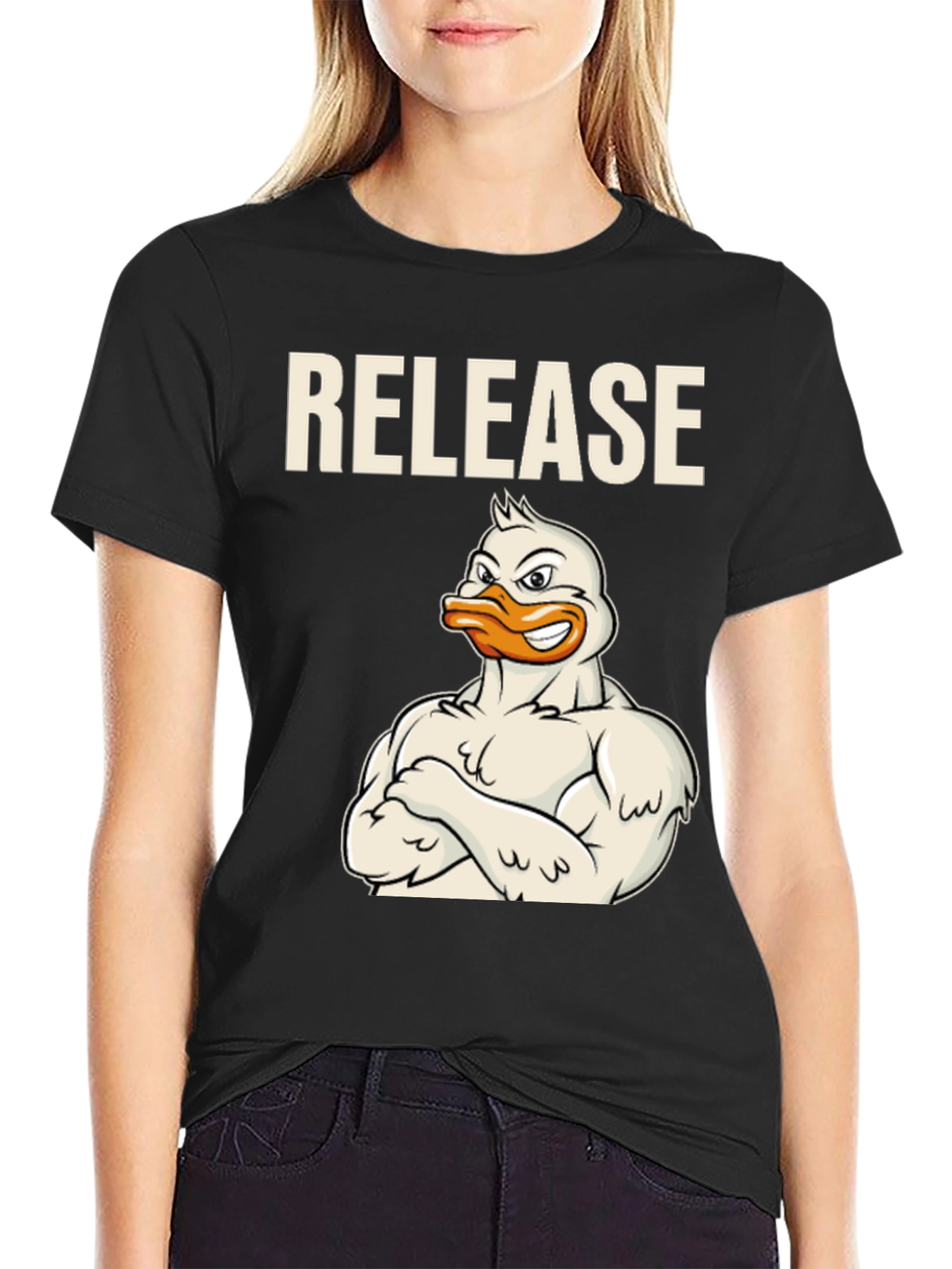 Release Duck T-Shirt - Funny Workout Tee