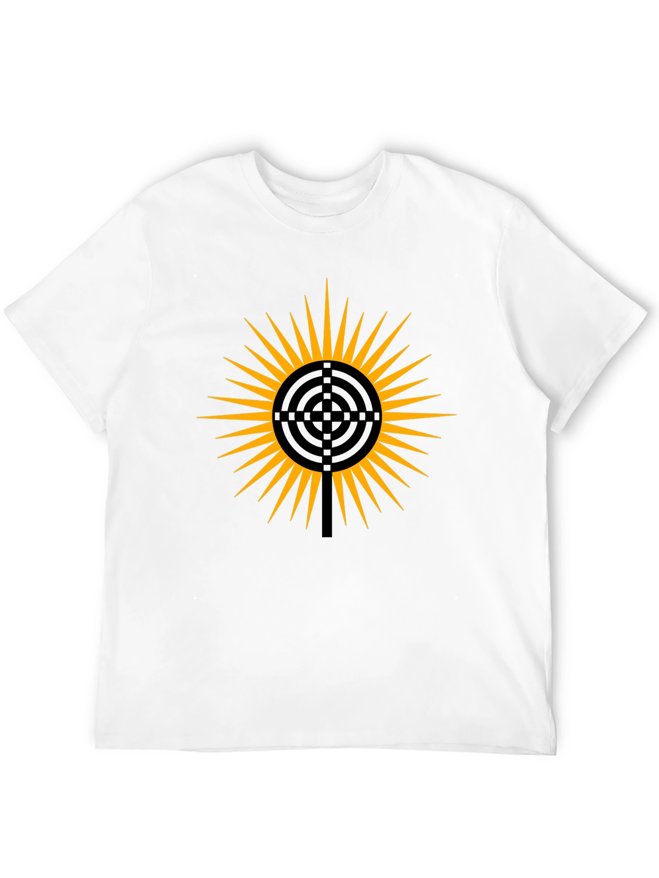 Sun Target Graphic Tee - Mens Black T-Shirt