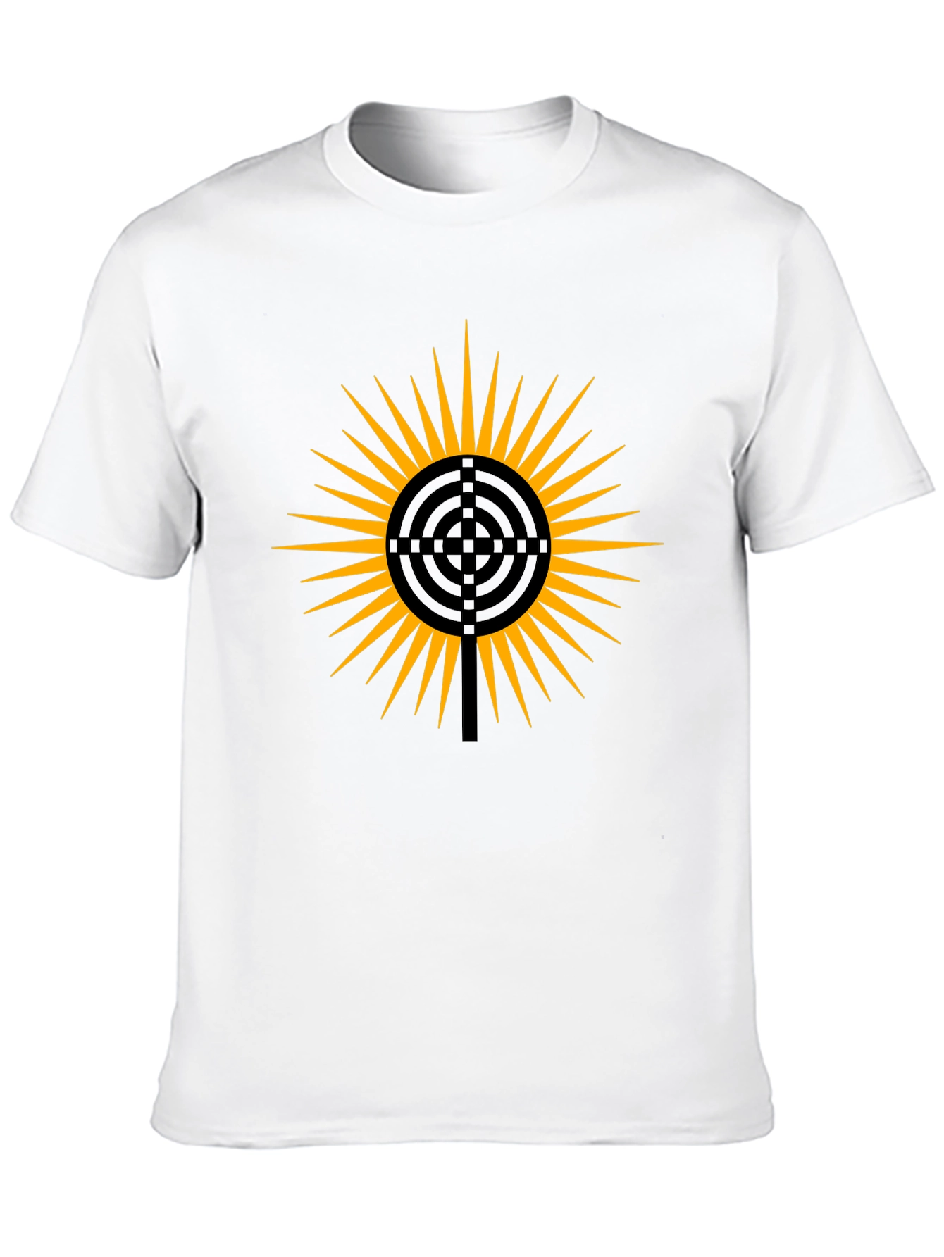 Sun Target Graphic Tee - Mens Black T-Shirt