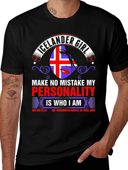 Icelander Girl Personality T-Shirt