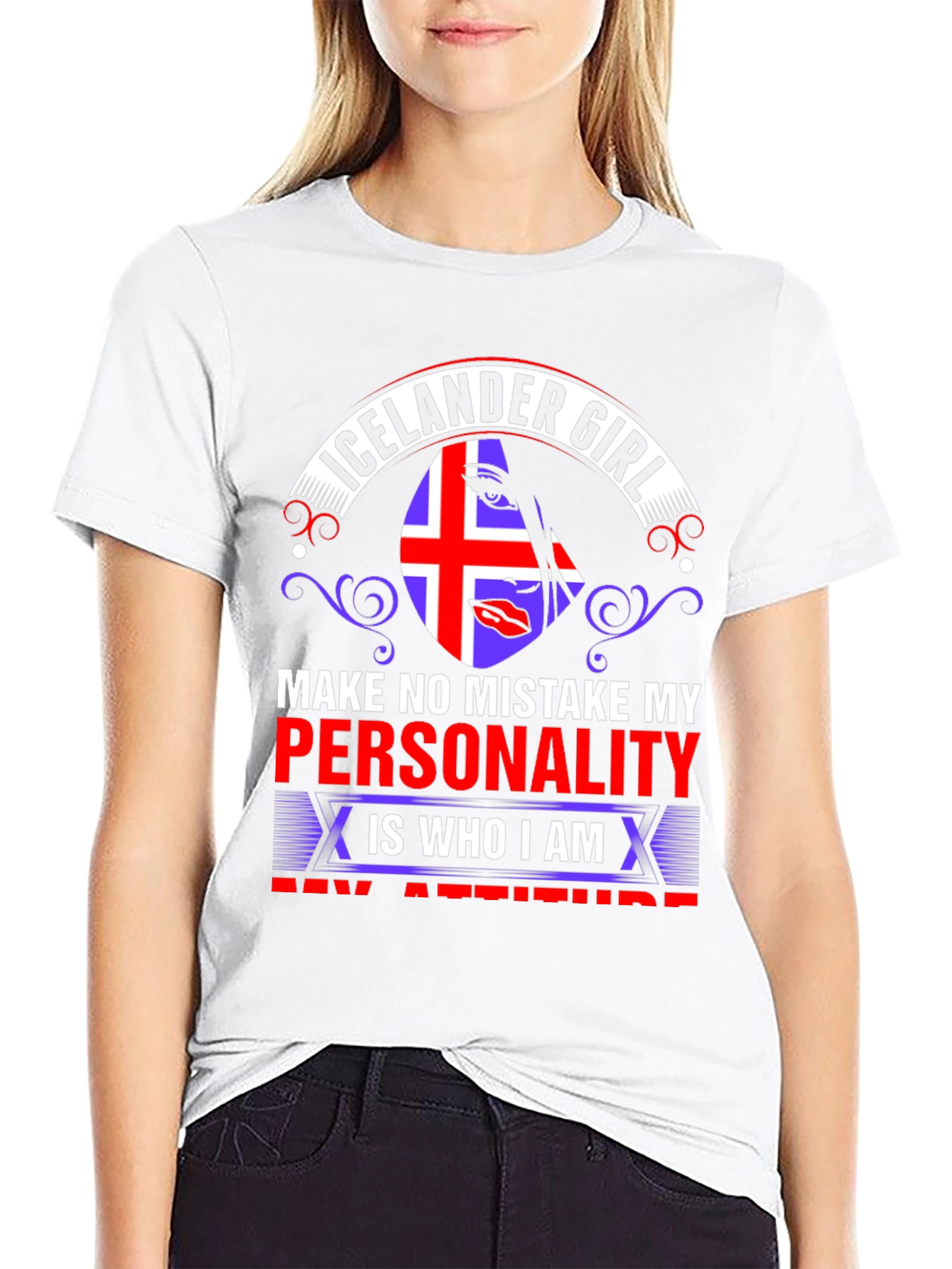 Icelander Girl Personality T-Shirt