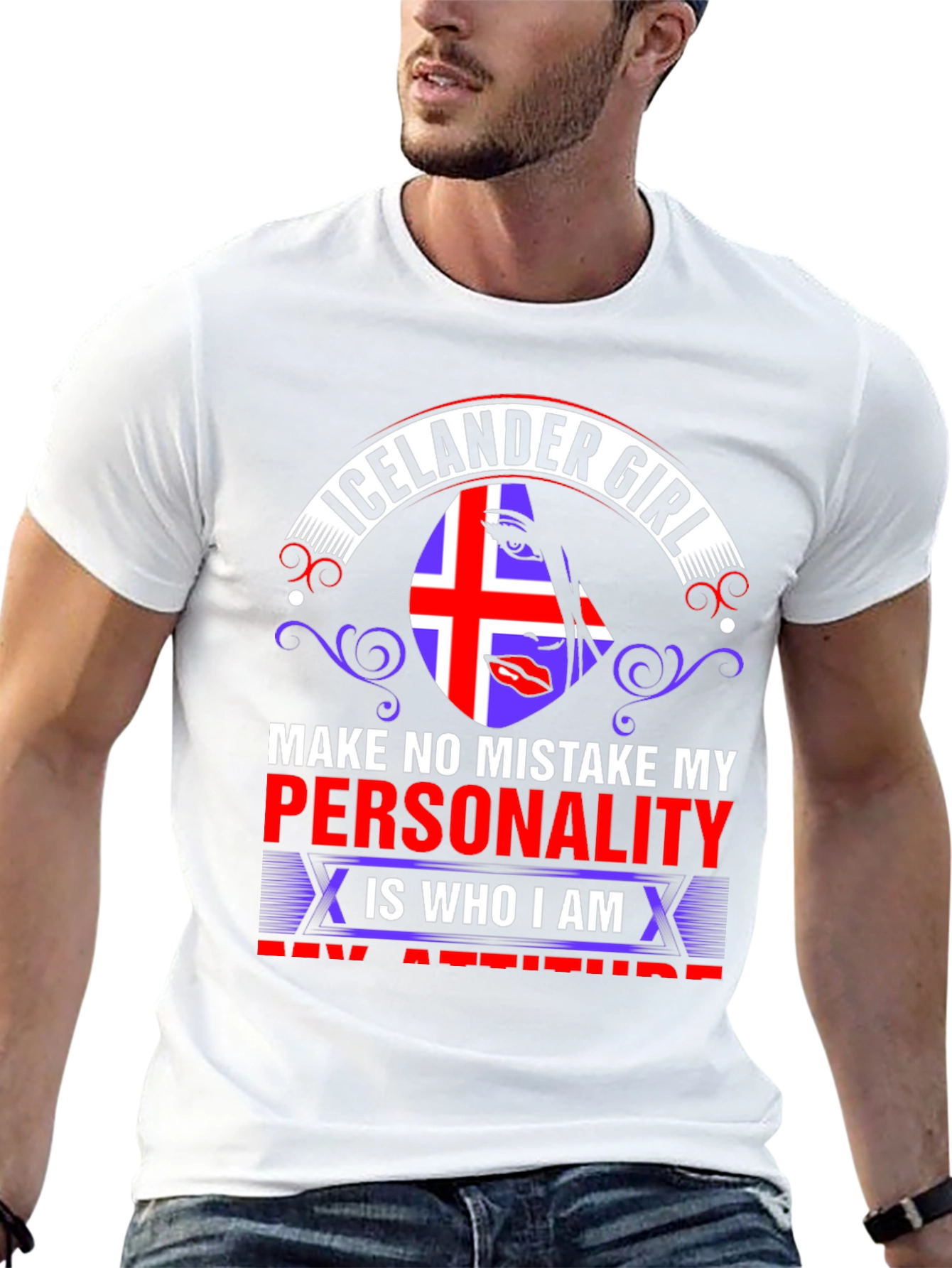 Icelander Girl Personality T-Shirt