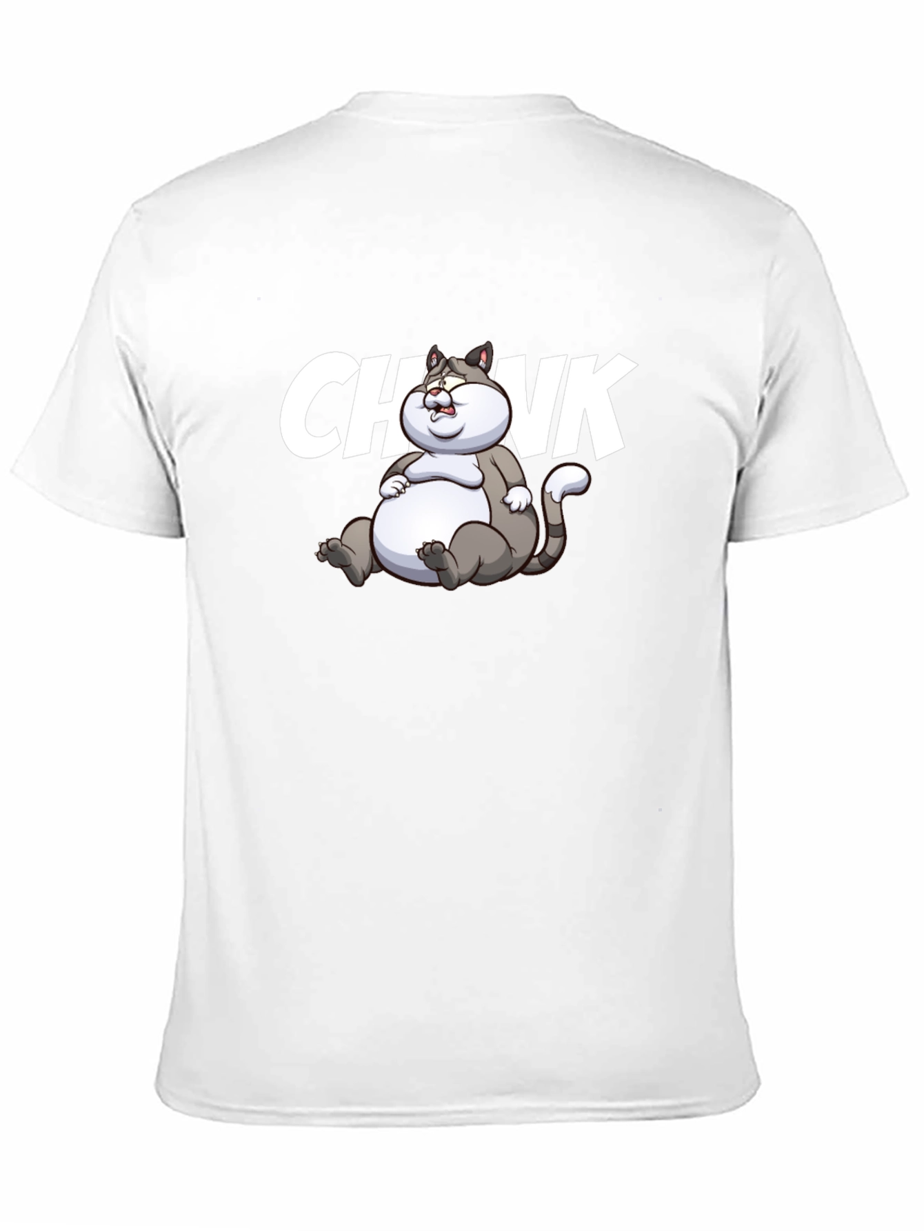 Chonk Cat Graphic T-Shirt - Black Cotton Tee