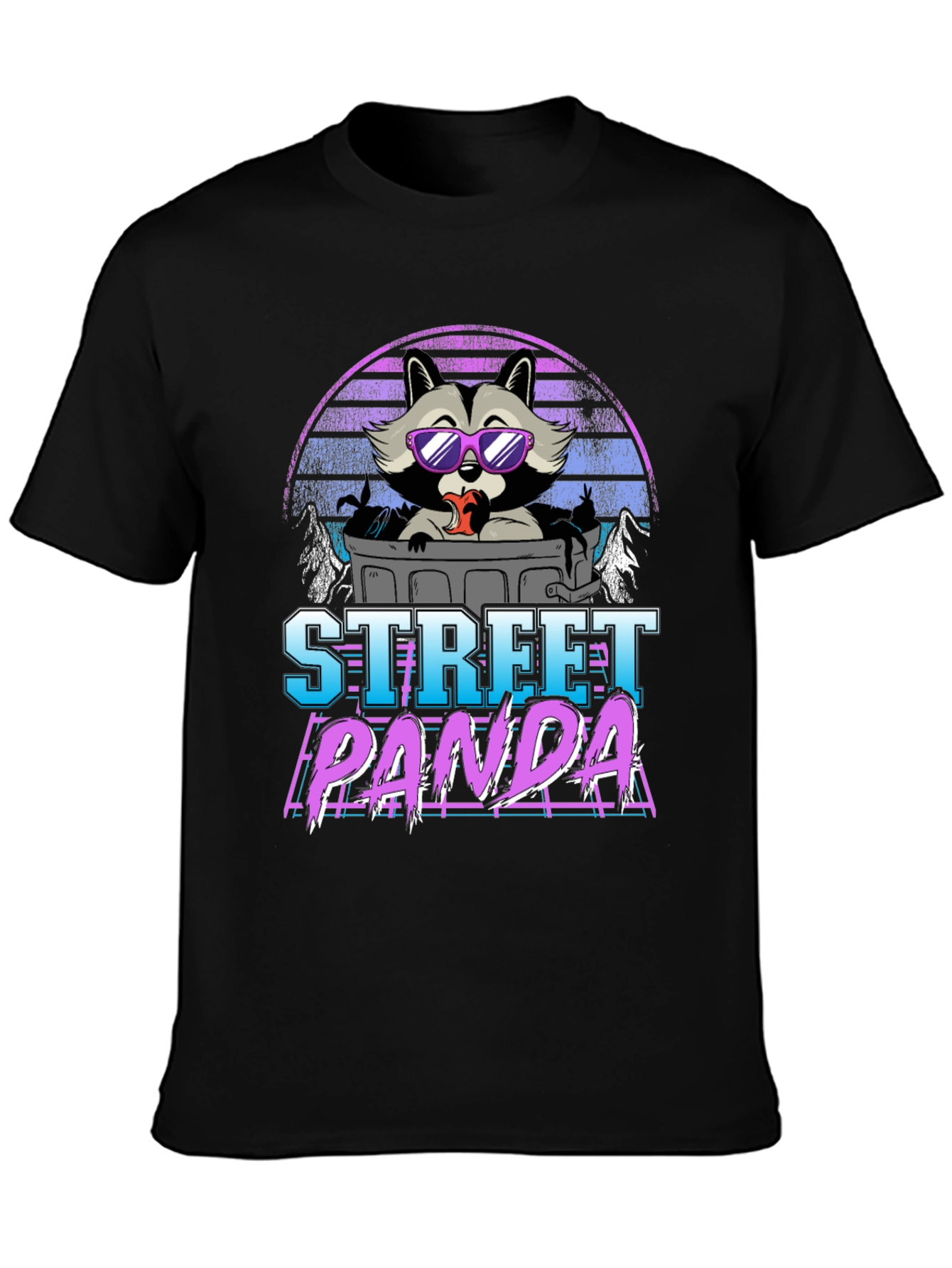 Street Panda Graphic T-Shirt - Retro Style