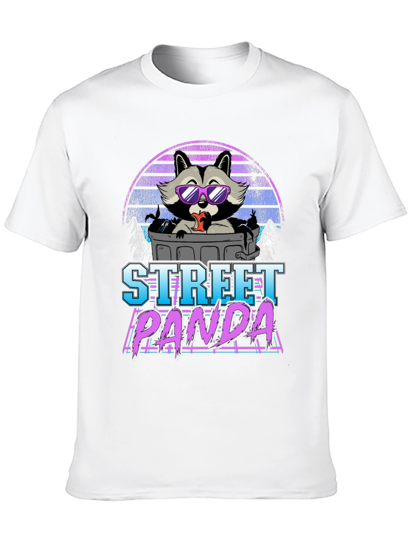 Street Panda Graphic T-Shirt - Retro Style