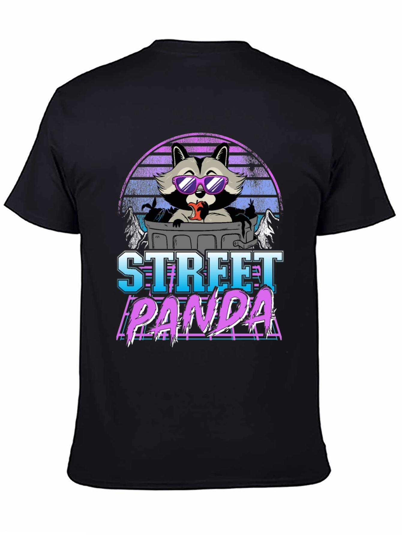 Street Panda Graphic T-Shirt - Retro Style