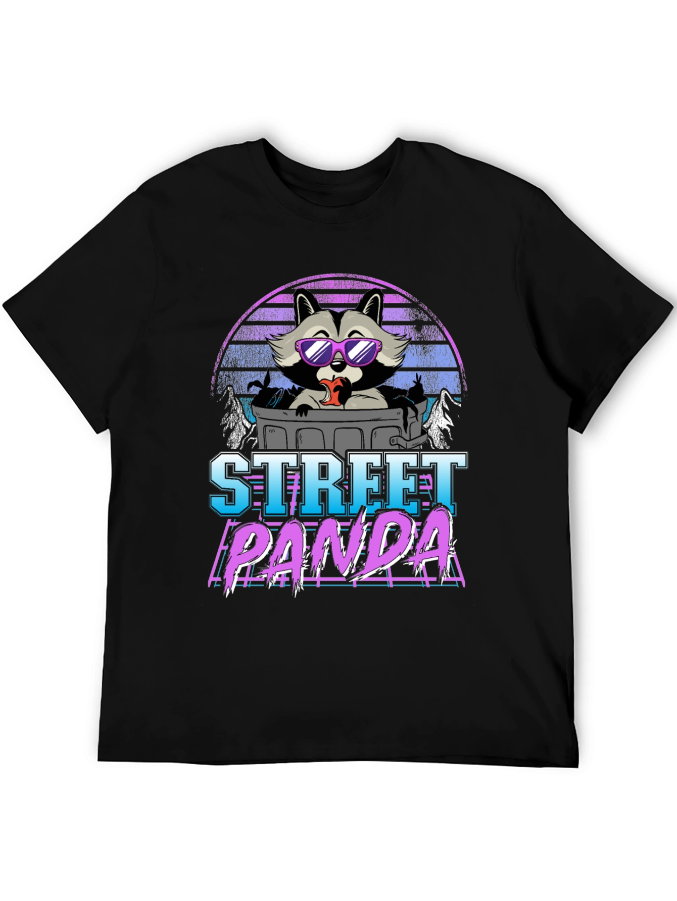 Street Panda Graphic T-Shirt - Retro Style