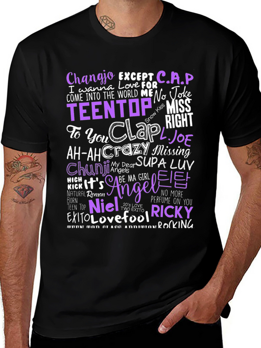 TEEN TOP Lyrics T-Shirt - K-Pop Fan Apparel