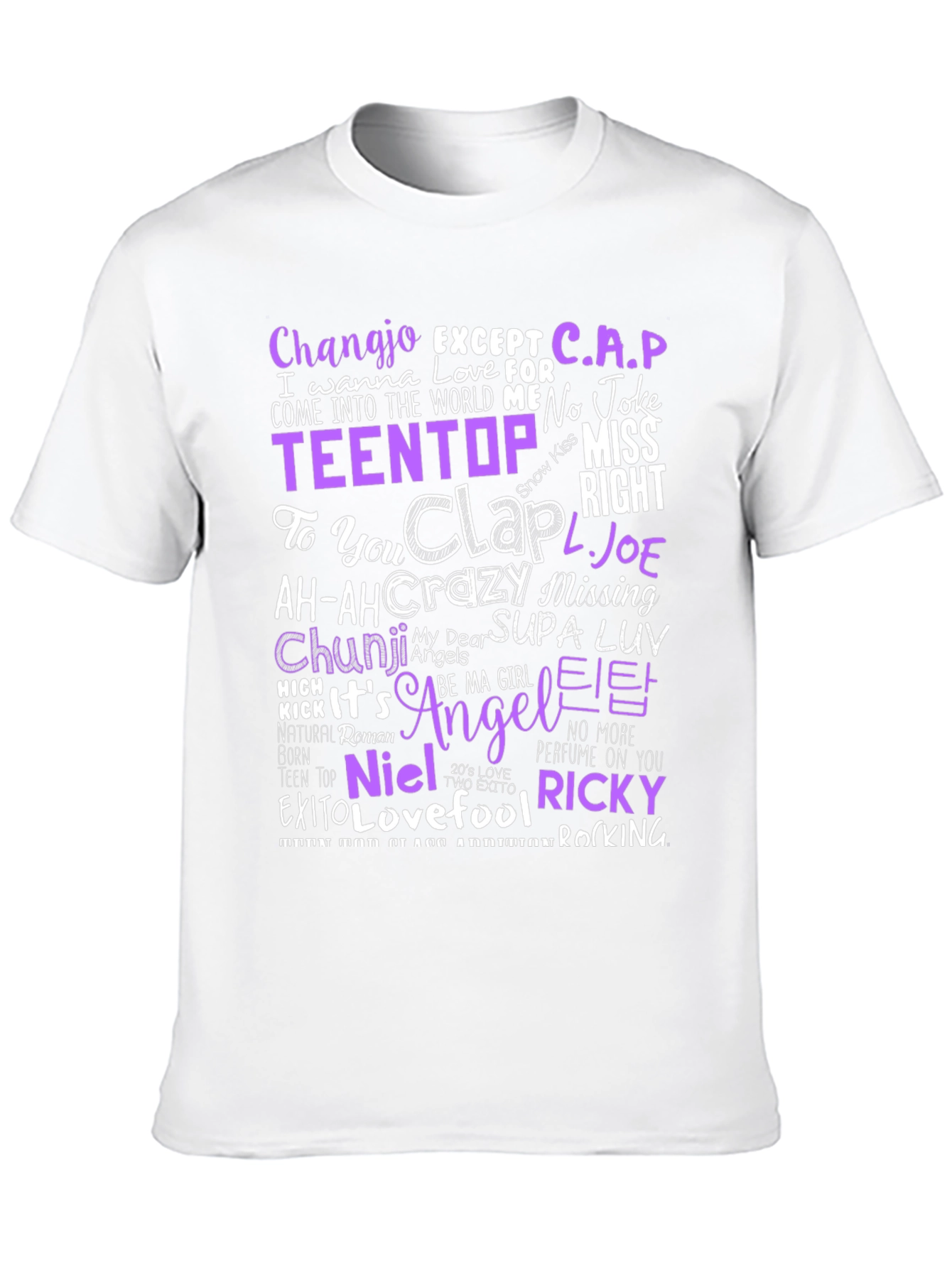 TEEN TOP Lyrics T-Shirt - K-Pop Fan Apparel