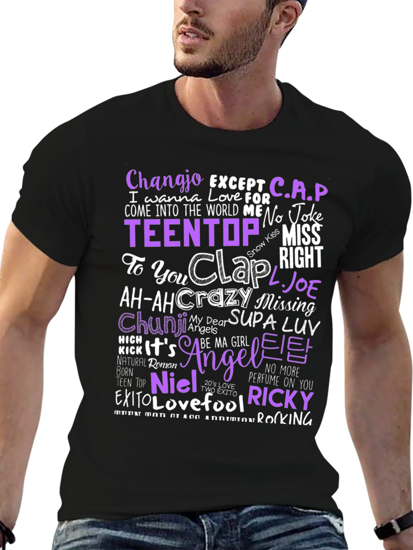 TEEN TOP Lyrics T-Shirt - K-Pop Fan Apparel
